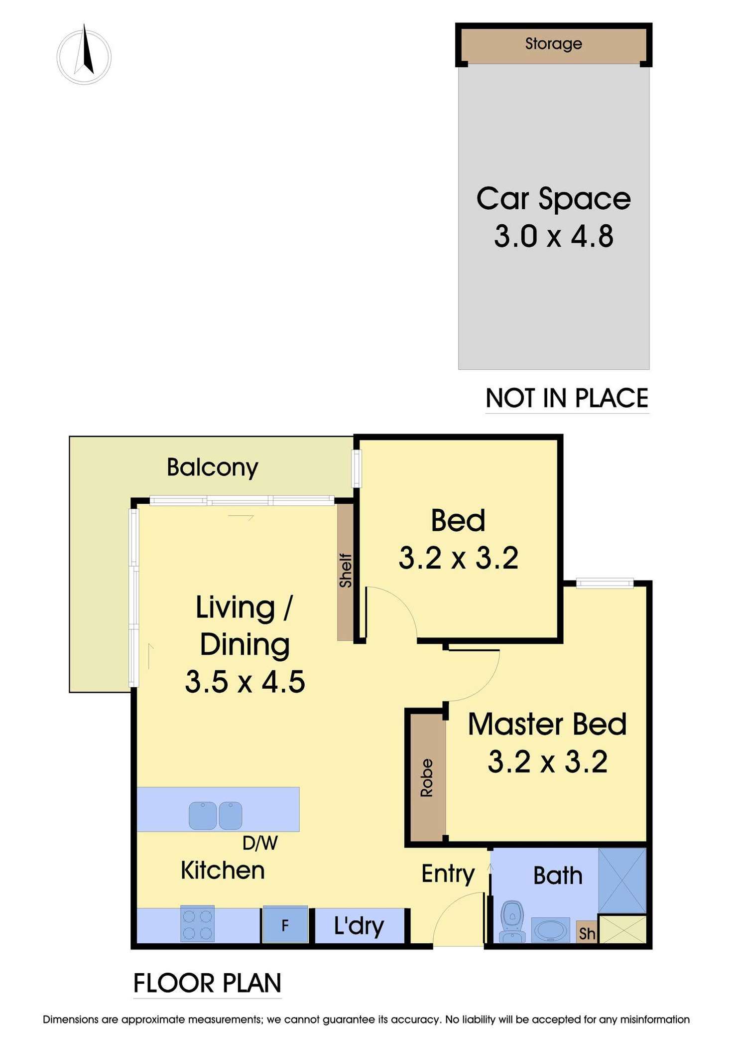 Floorplan of Homely apartment listing, 7/27 Diamond Boulevard, Greensborough VIC 3088