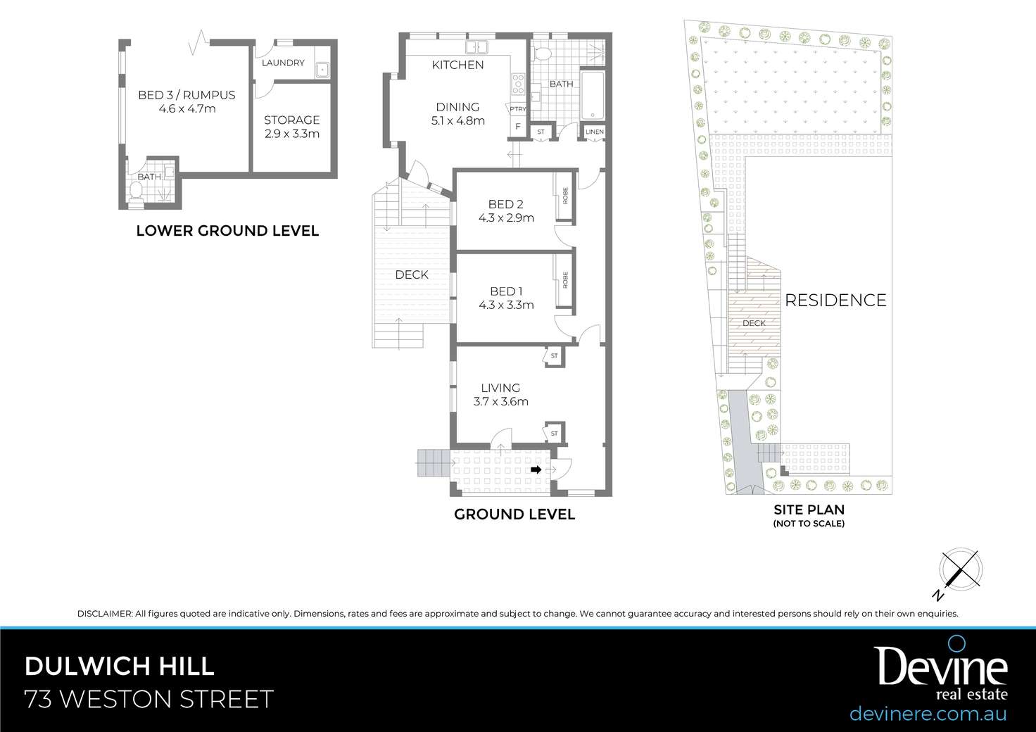 Floorplan of Homely house listing, 73 Weston Street, Dulwich Hill NSW 2203