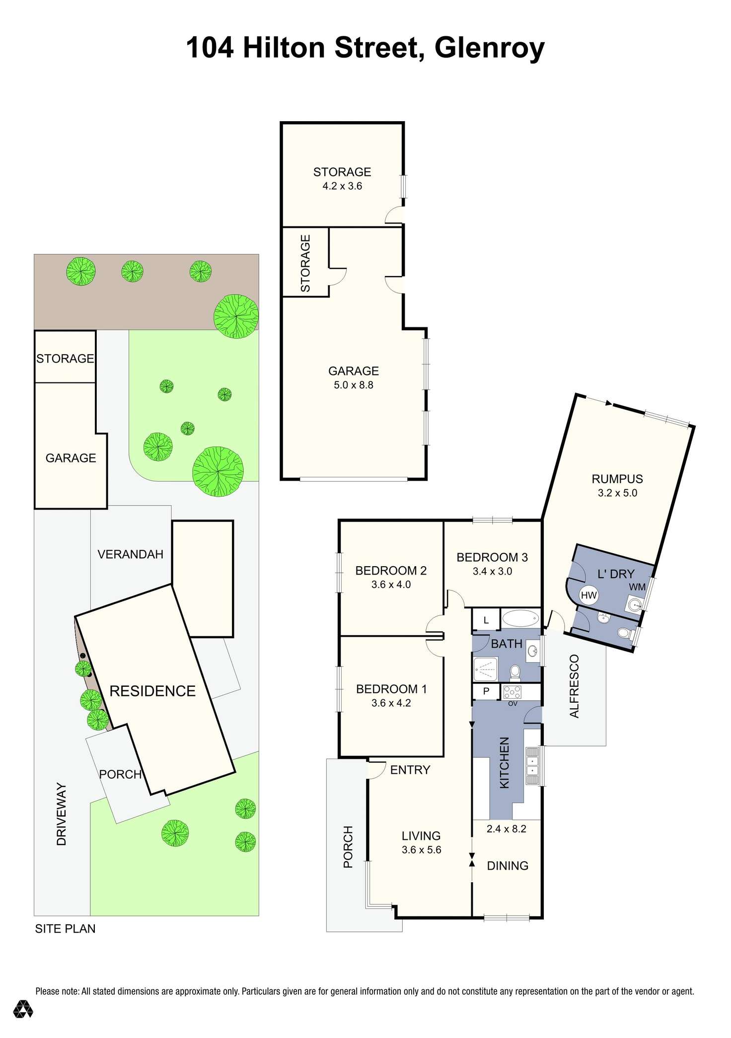 Floorplan of Homely house listing, 104 Hilton Street, Glenroy VIC 3046