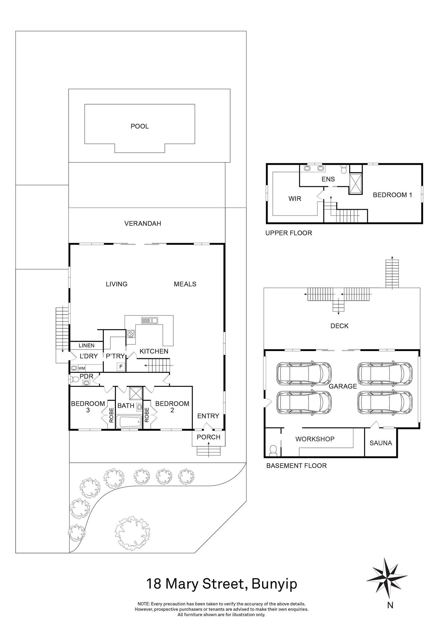 Floorplan of Homely house listing, 18 Mary Street, Bunyip VIC 3815