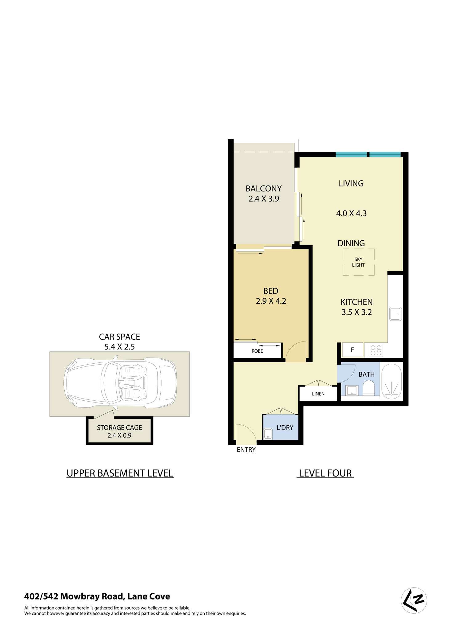 Floorplan of Homely apartment listing, 31/542 Mowbray Road, Lane Cove NSW 2066