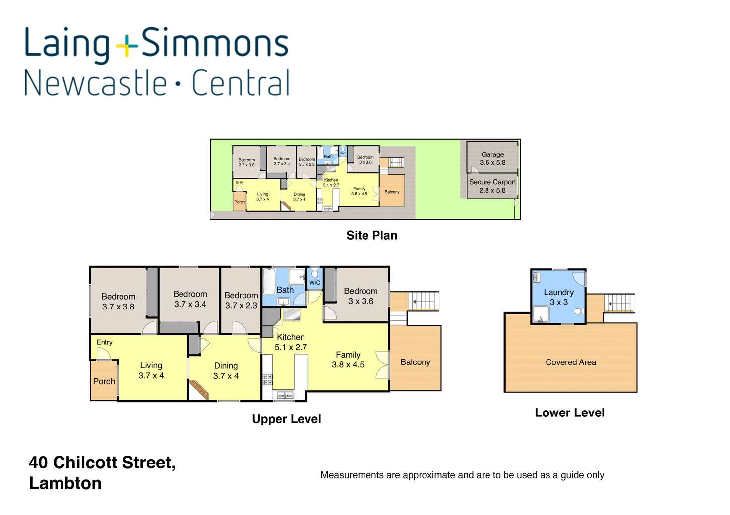 Floorplan of Homely house listing, 40 Chilcott Street, Lambton NSW 2299