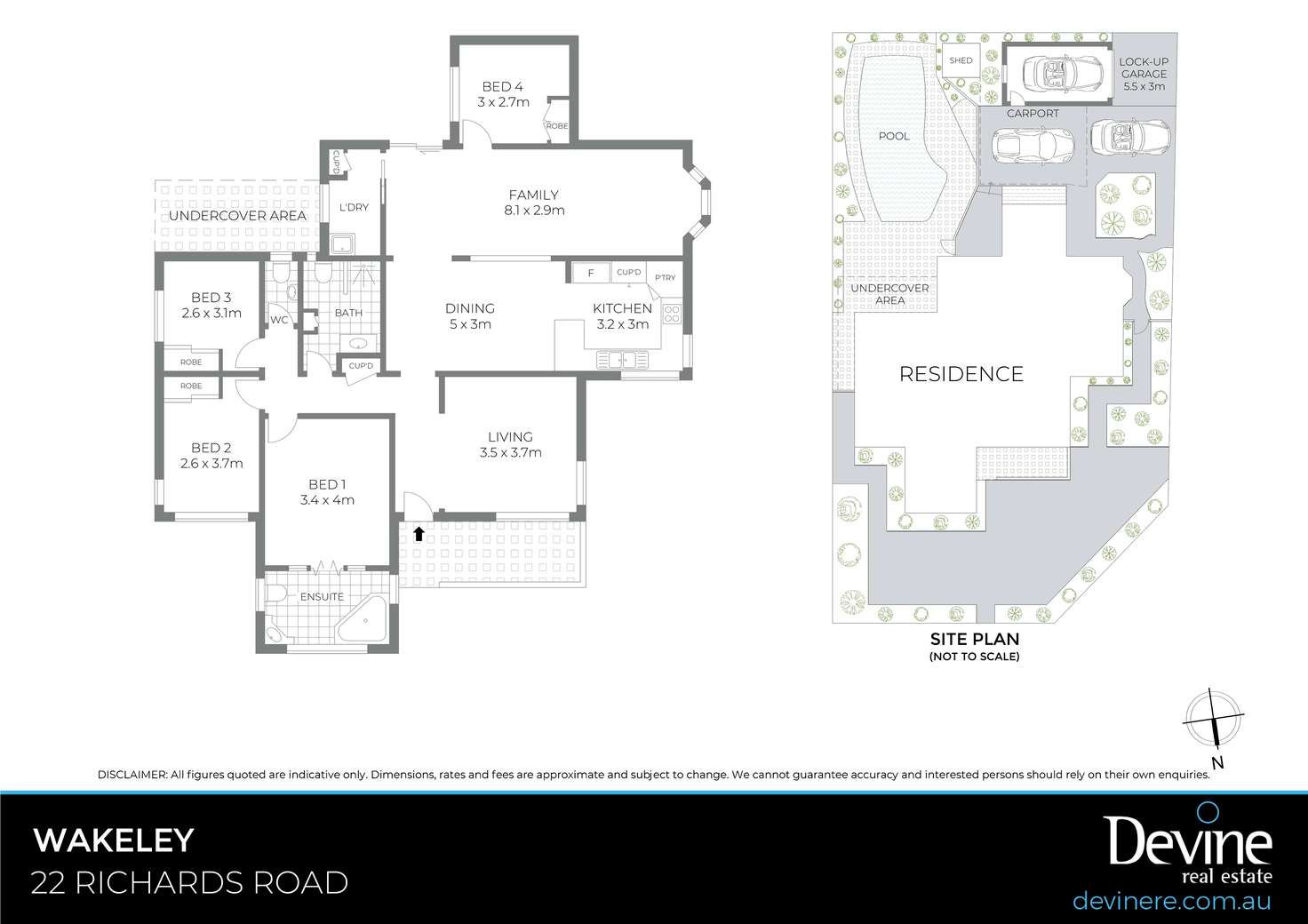 Floorplan of Homely house listing, 22 Richards Road, Wakeley NSW 2176