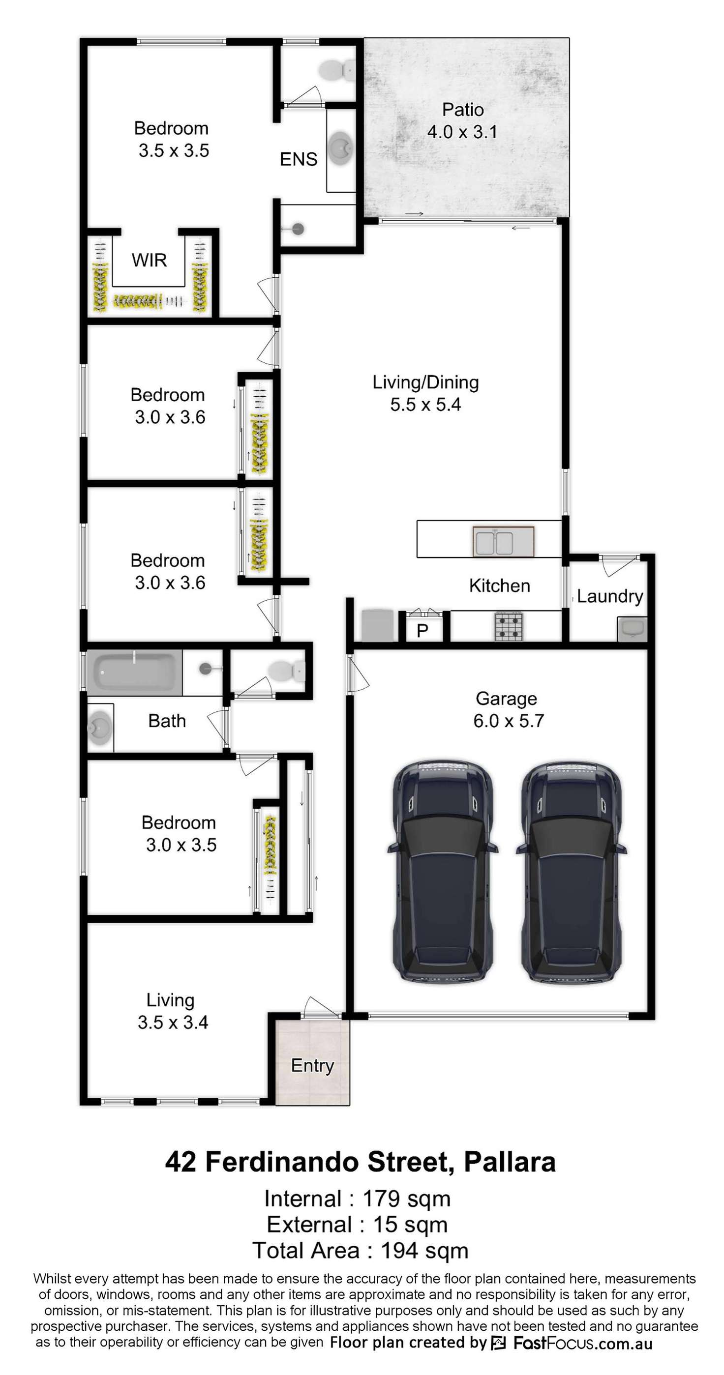 Floorplan of Homely house listing, 42 Ferdinando Street, Pallara QLD 4110