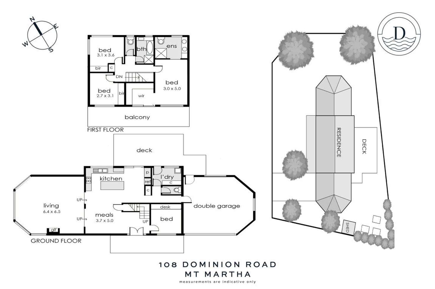Floorplan of Homely house listing, 108 Dominion Road, Mount Martha VIC 3934