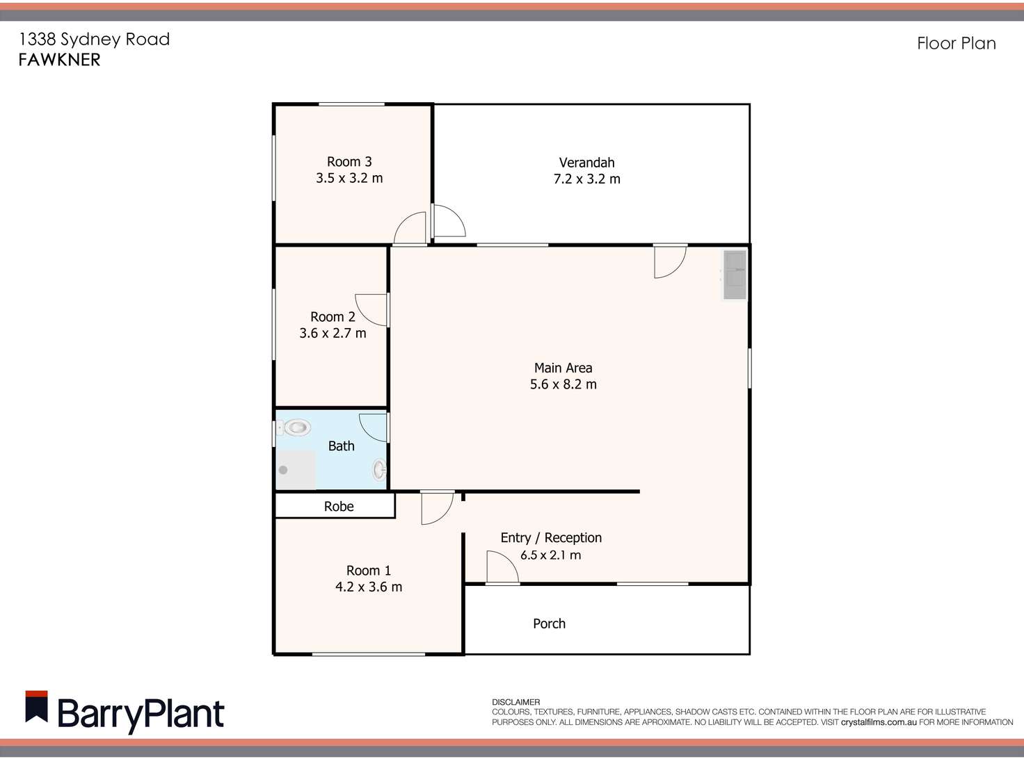 Floorplan of Homely house listing, 1338 Sydney Road, Fawkner VIC 3060