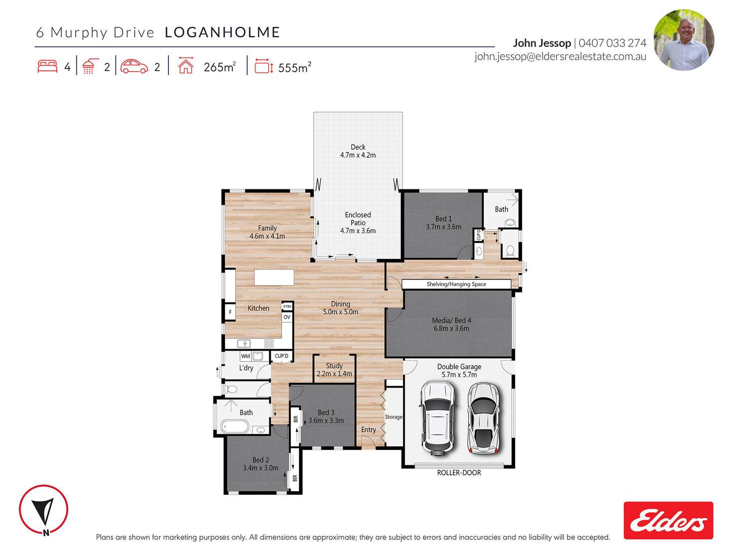 Floorplan of Homely house listing, 6 Murphy Drive, Loganholme QLD 4129