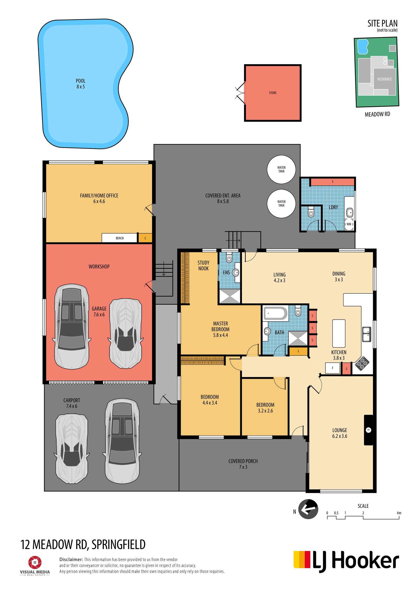 Floorplan of Homely house listing, 12 Meadow Road, Springfield NSW 2250