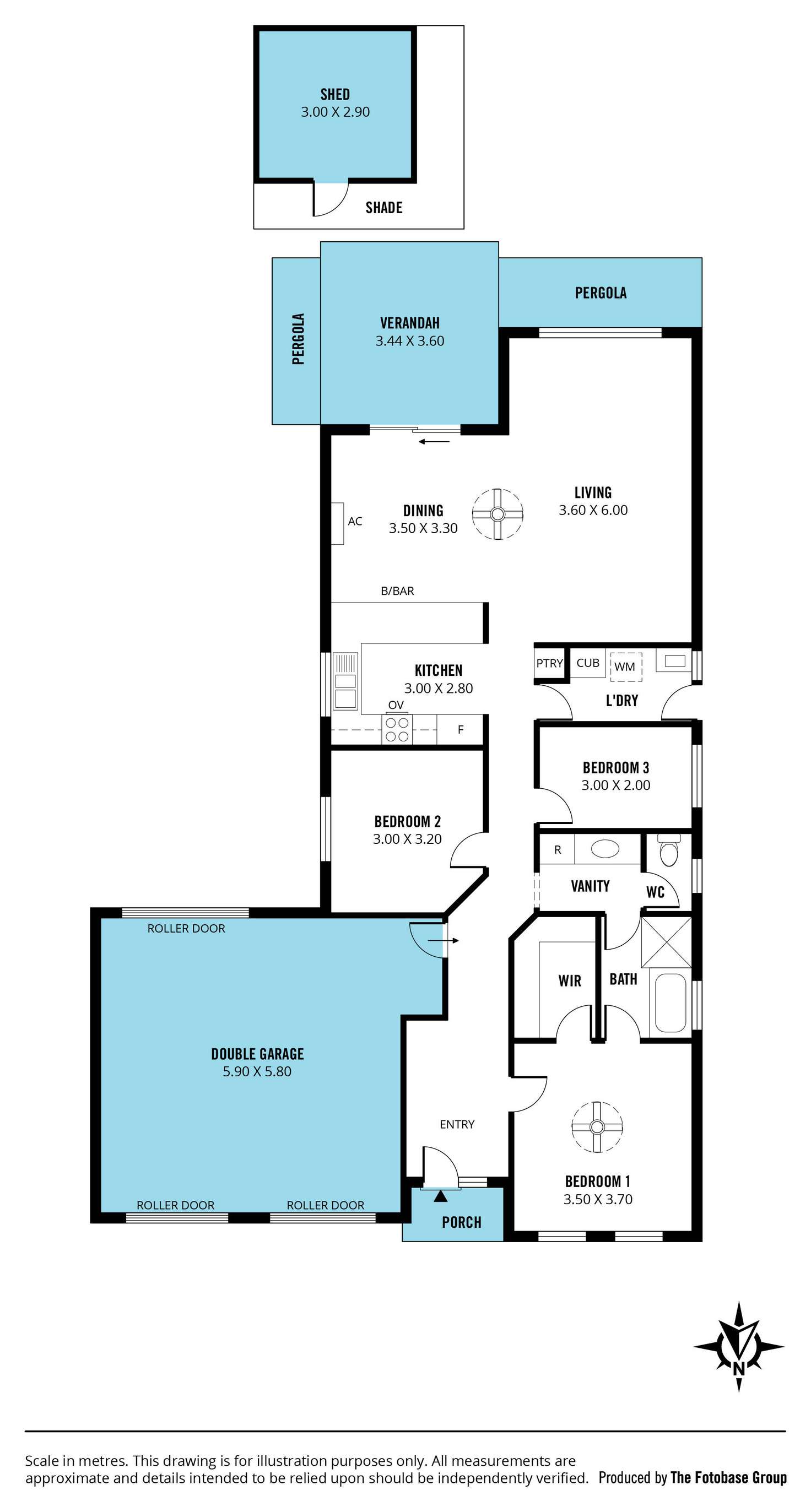 Floorplan of Homely house listing, 7 Pebble Beach Grove, Seaford Rise SA 5169