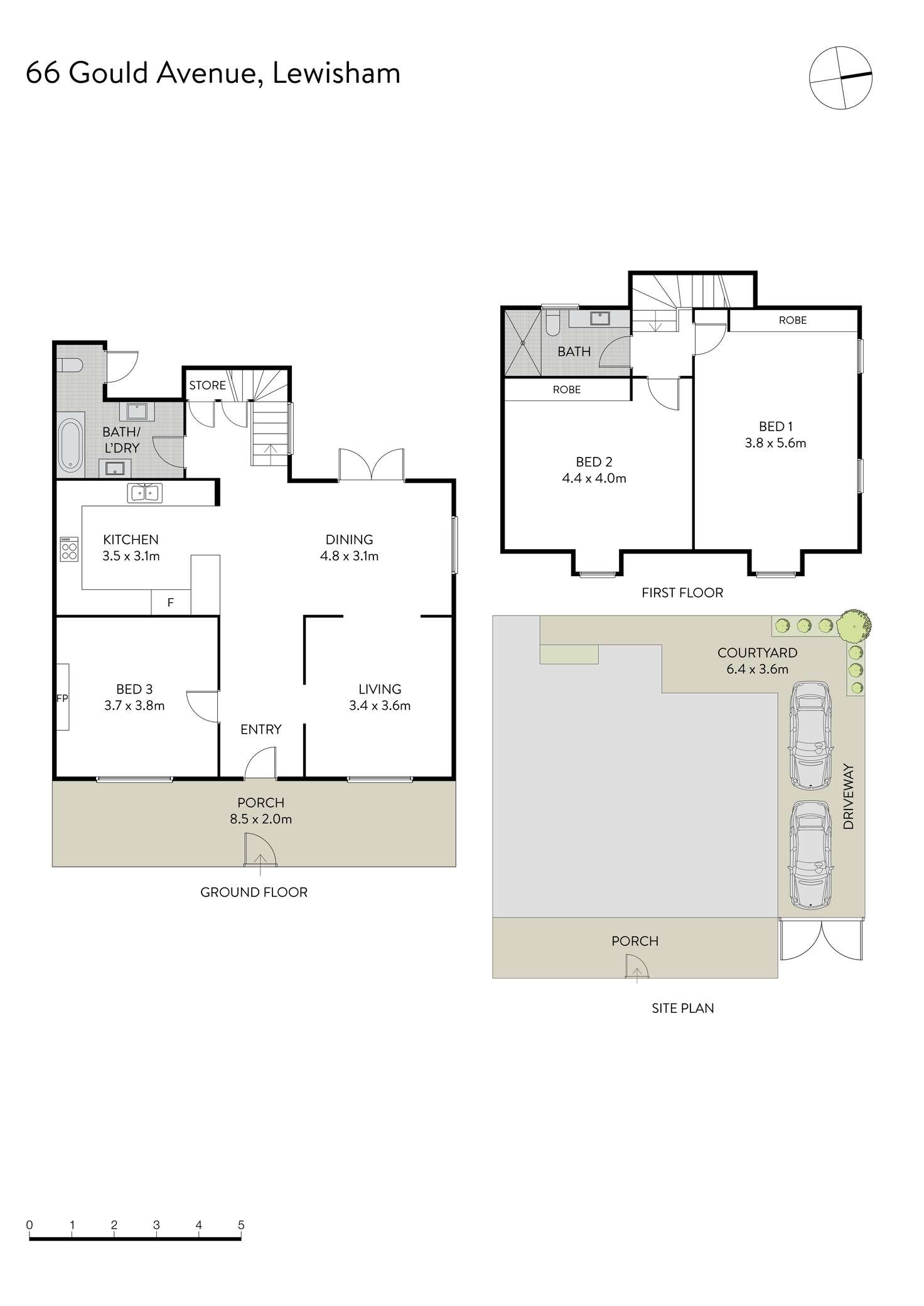 Floorplan of Homely house listing, 66 Gould Avenue, Lewisham NSW 2049