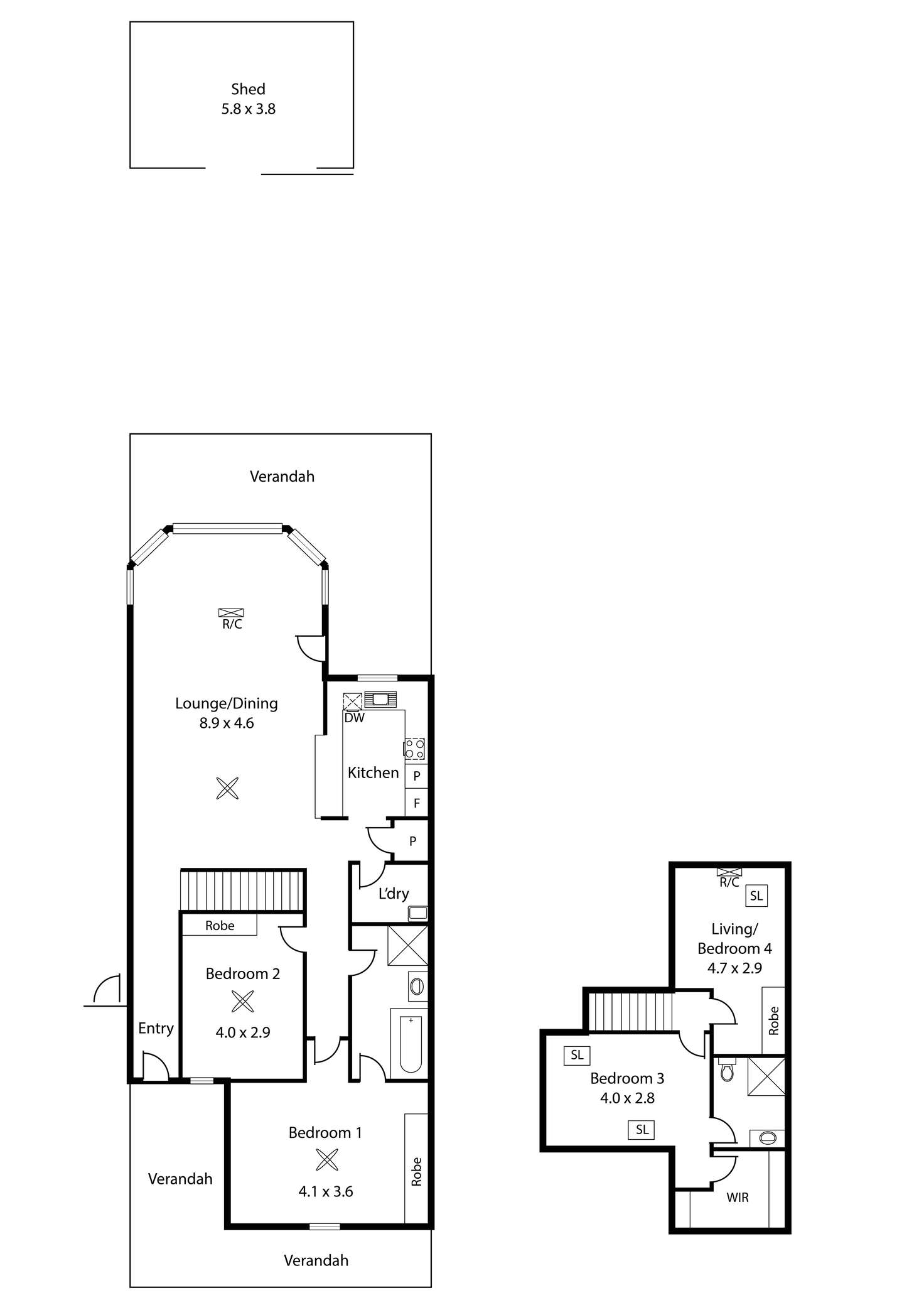 Floorplan of Homely house listing, 28a Hill Street, Parkside SA 5063