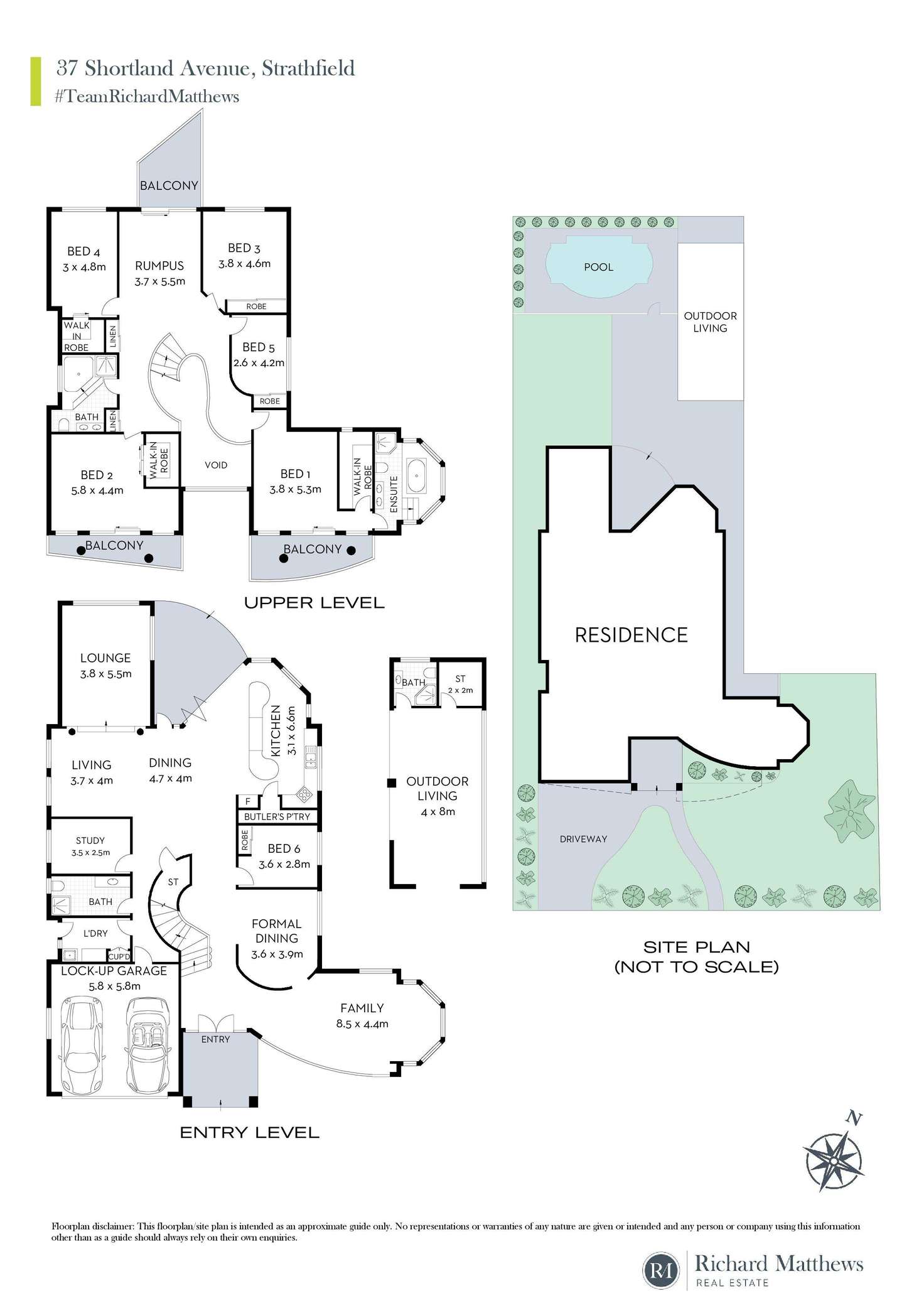 Floorplan of Homely house listing, 37 Shortland Avenue, Strathfield NSW 2135