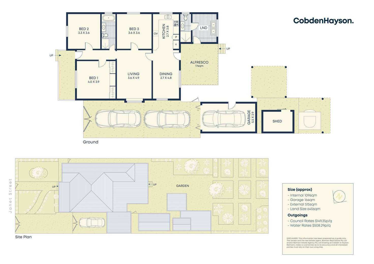 Floorplan of Homely house listing, 39 Janet Street, Russell Lea NSW 2046