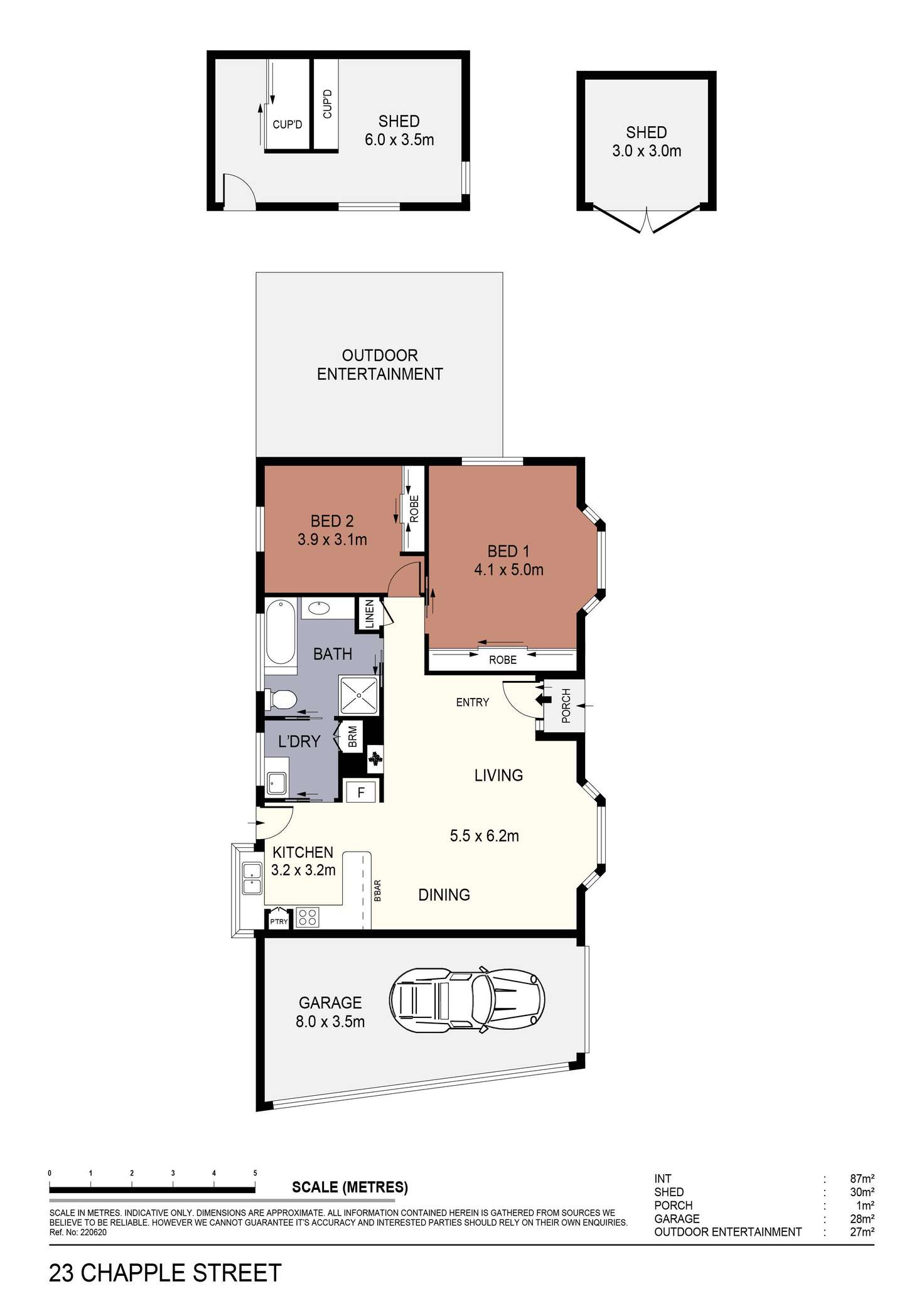 Floorplan of Homely house listing, 23 Chapple Street, California Gully VIC 3556