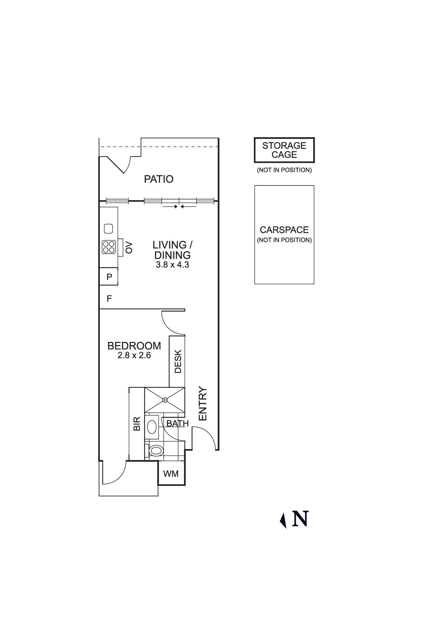 Floorplan of Homely apartment listing, 12/92-96 Albert Street, Brunswick East VIC 3057