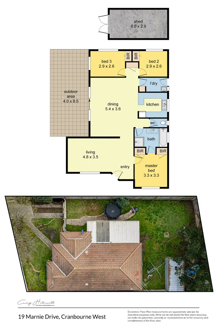 Floorplan of Homely house listing, 19 Marnie Drive, Cranbourne West VIC 3977