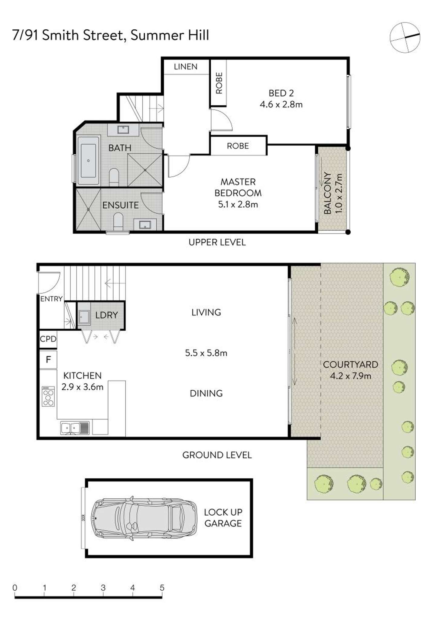Floorplan of Homely apartment listing, 7/91 Smith Street, Summer Hill NSW 2130