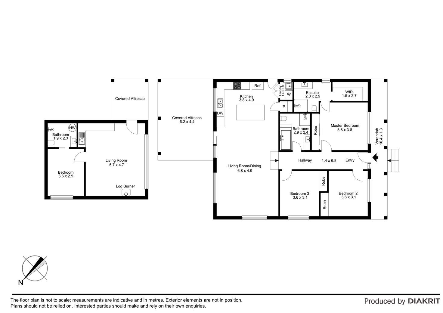 Floorplan of Homely house listing, 24 Campbell Street, Crib Point VIC 3919