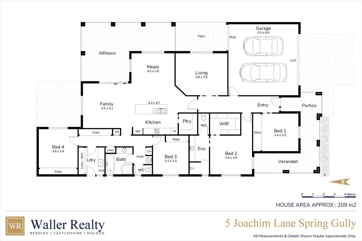 Floorplan of Homely house listing, 5 Joachim Lane, Spring Gully VIC 3550