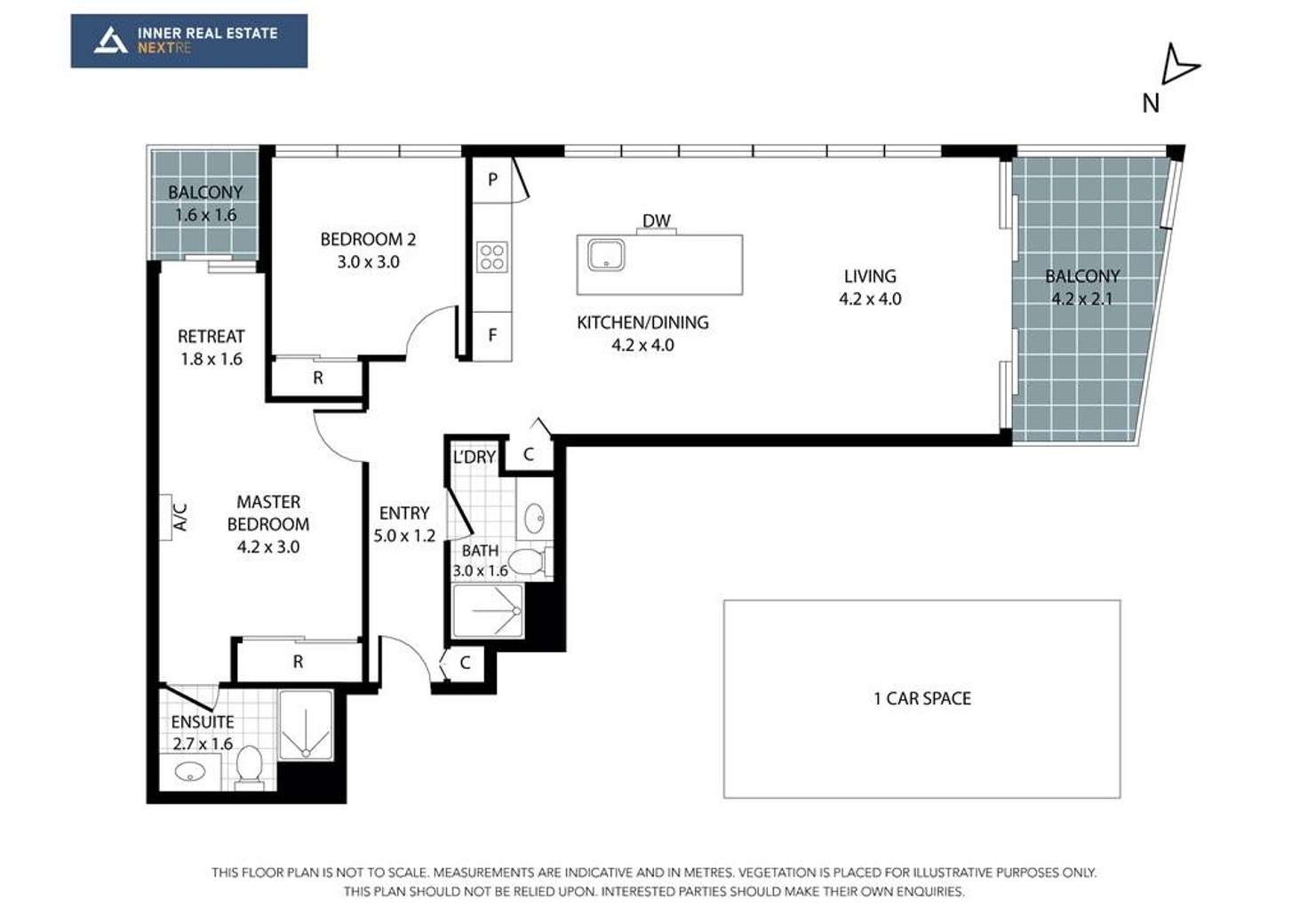 Floorplan of Homely apartment listing, 1107/568 St Kilda Road, Melbourne VIC 3004