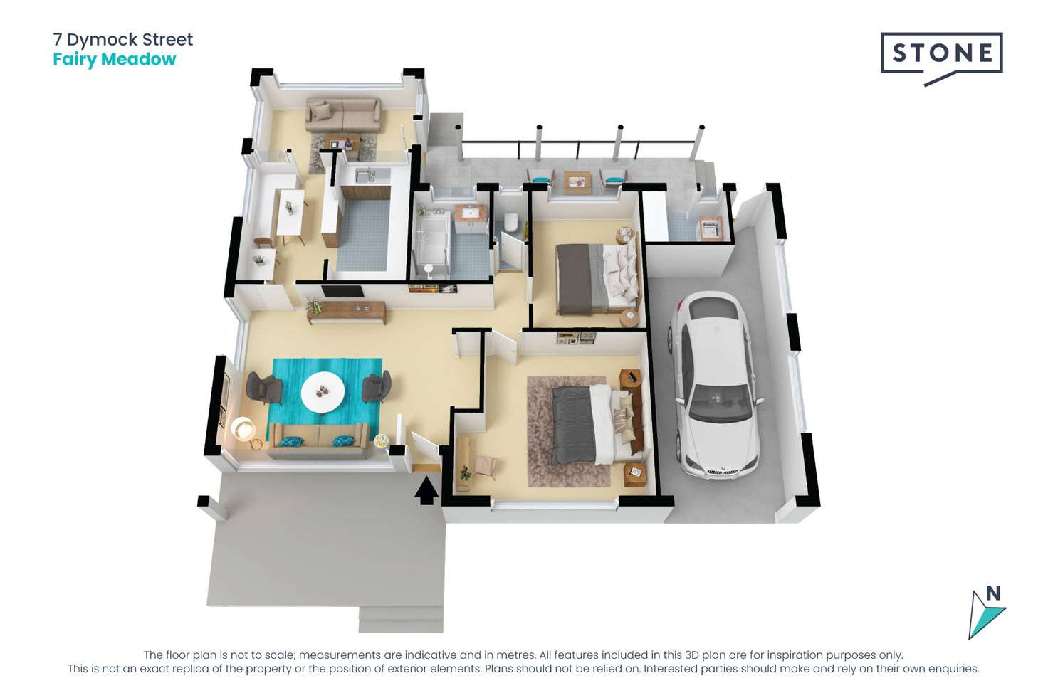 Floorplan of Homely house listing, 7 Dymock Street, Fairy Meadow NSW 2519