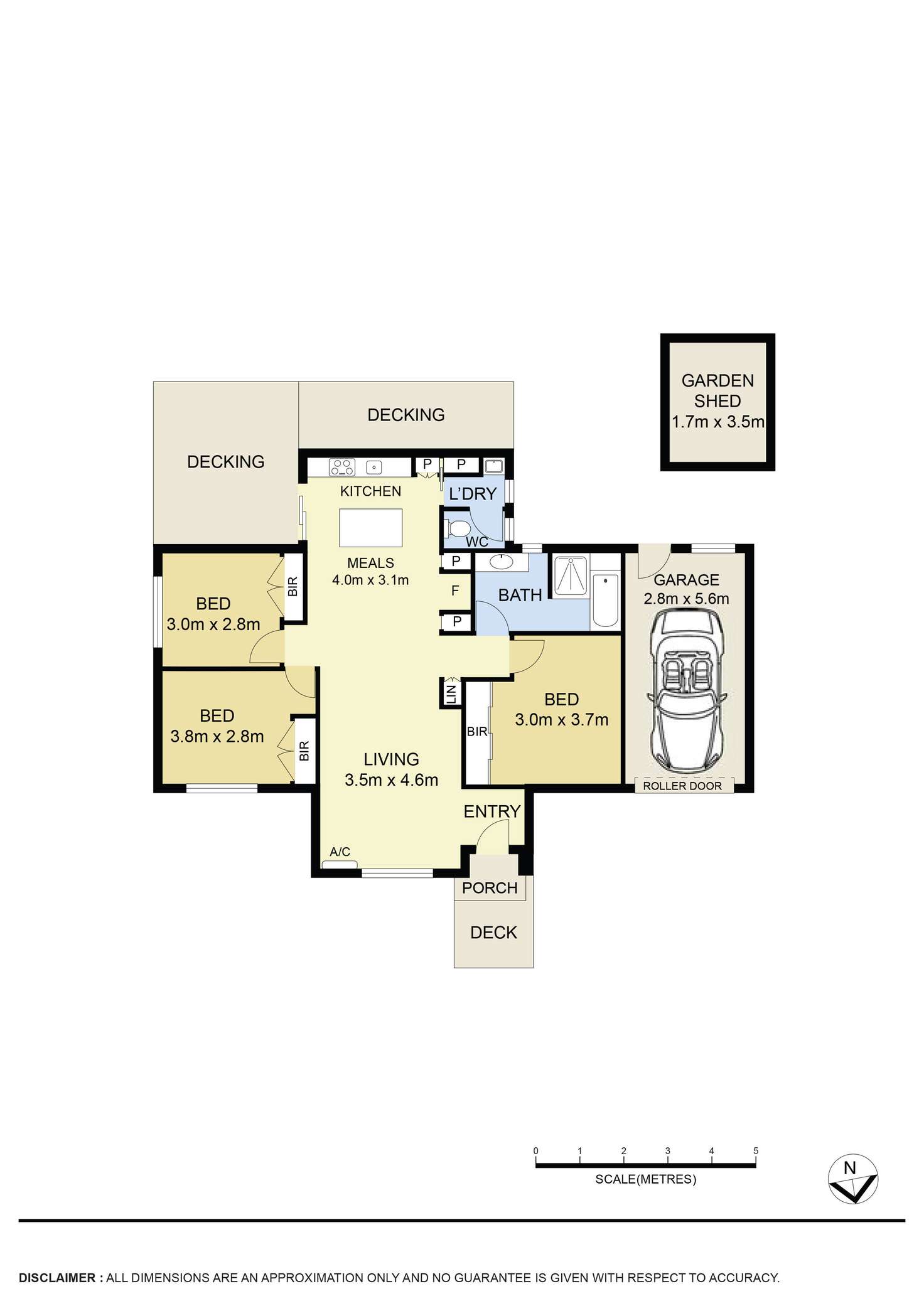 Floorplan of Homely house listing, 1B Catherine Drive, Hillside VIC 3037