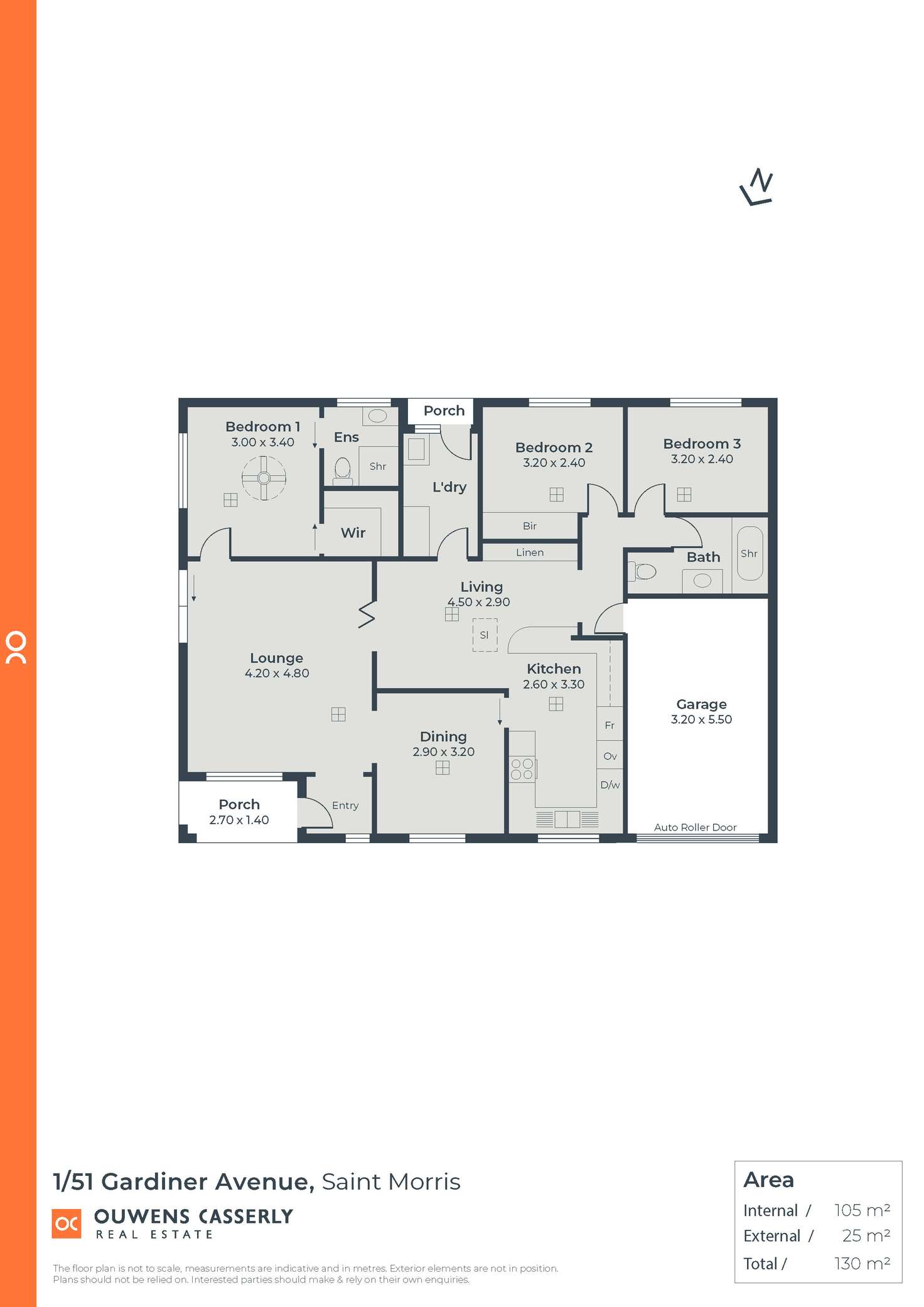 Floorplan of Homely unit listing, 1/51 Gardiner Avenue, St Morris SA 5068