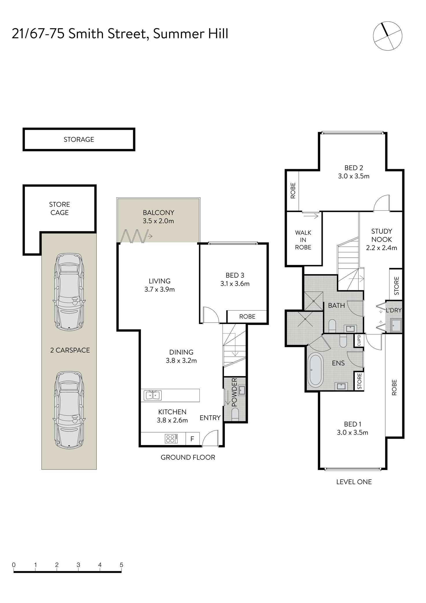 Floorplan of Homely apartment listing, 21/67-75 Smith Street, Summer Hill NSW 2130