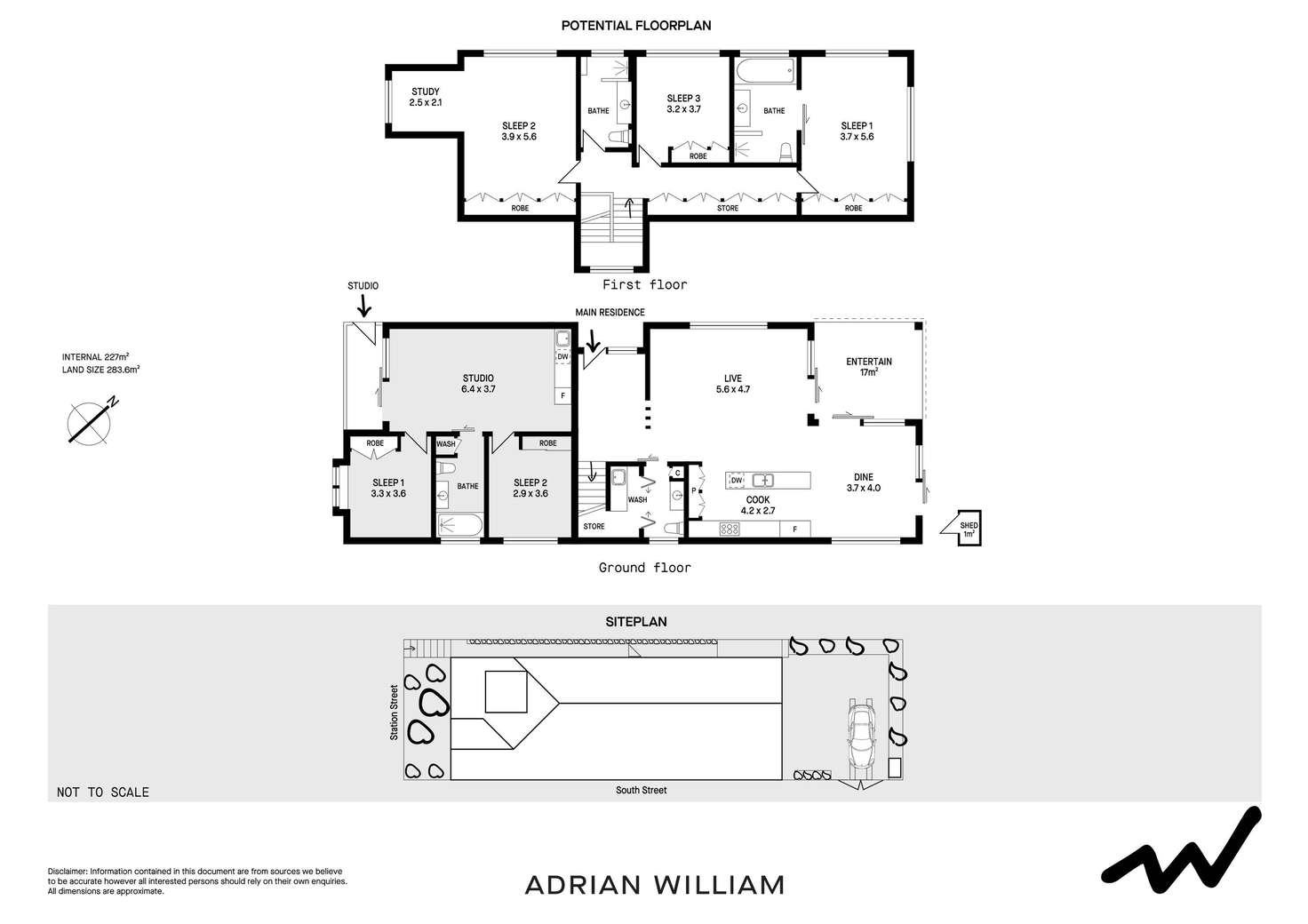 Floorplan of Homely house listing, 1 Station Street, Tempe NSW 2044