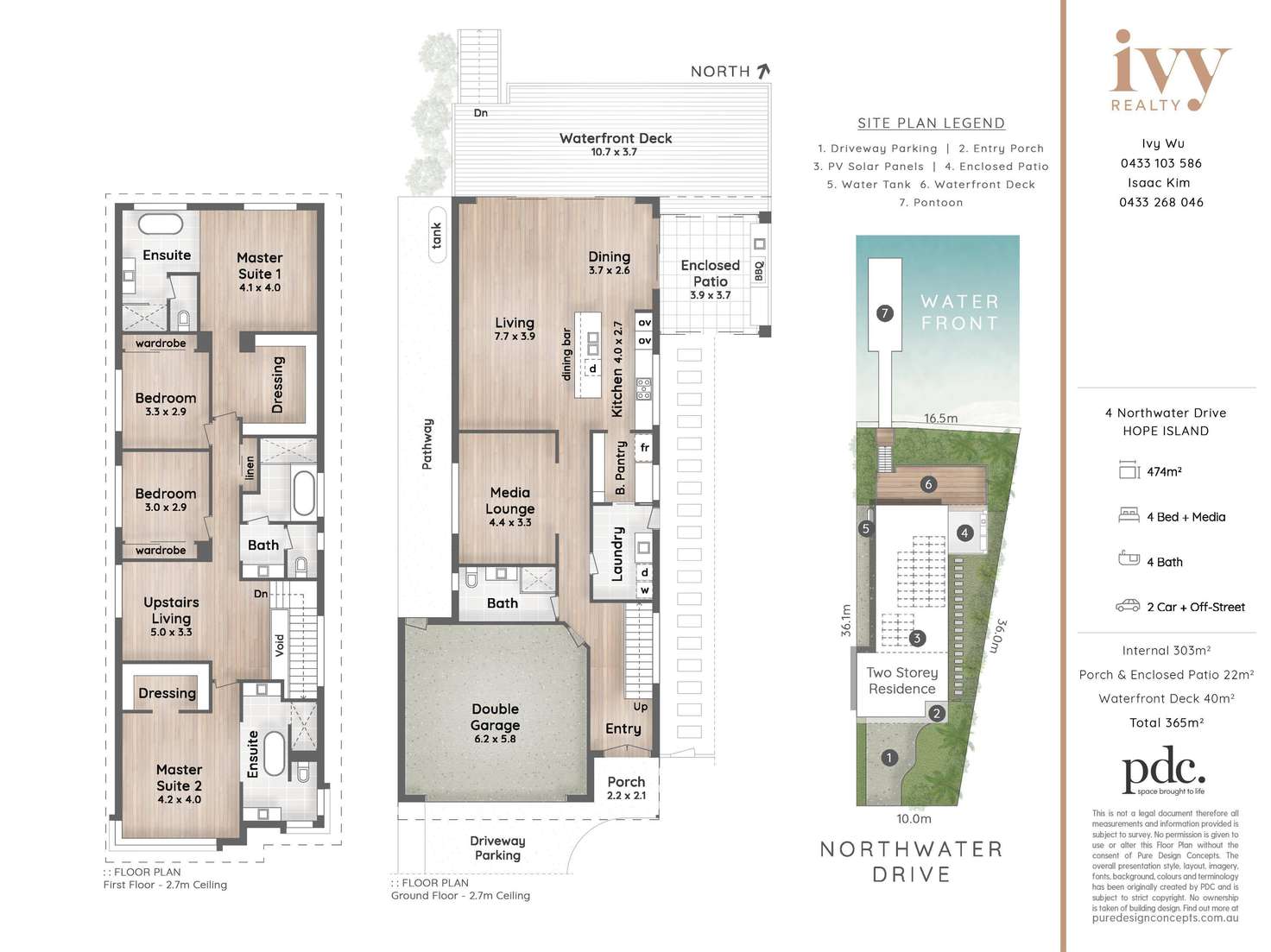 Floorplan of Homely house listing, 4 Northwater Drive, Hope Island QLD 4212