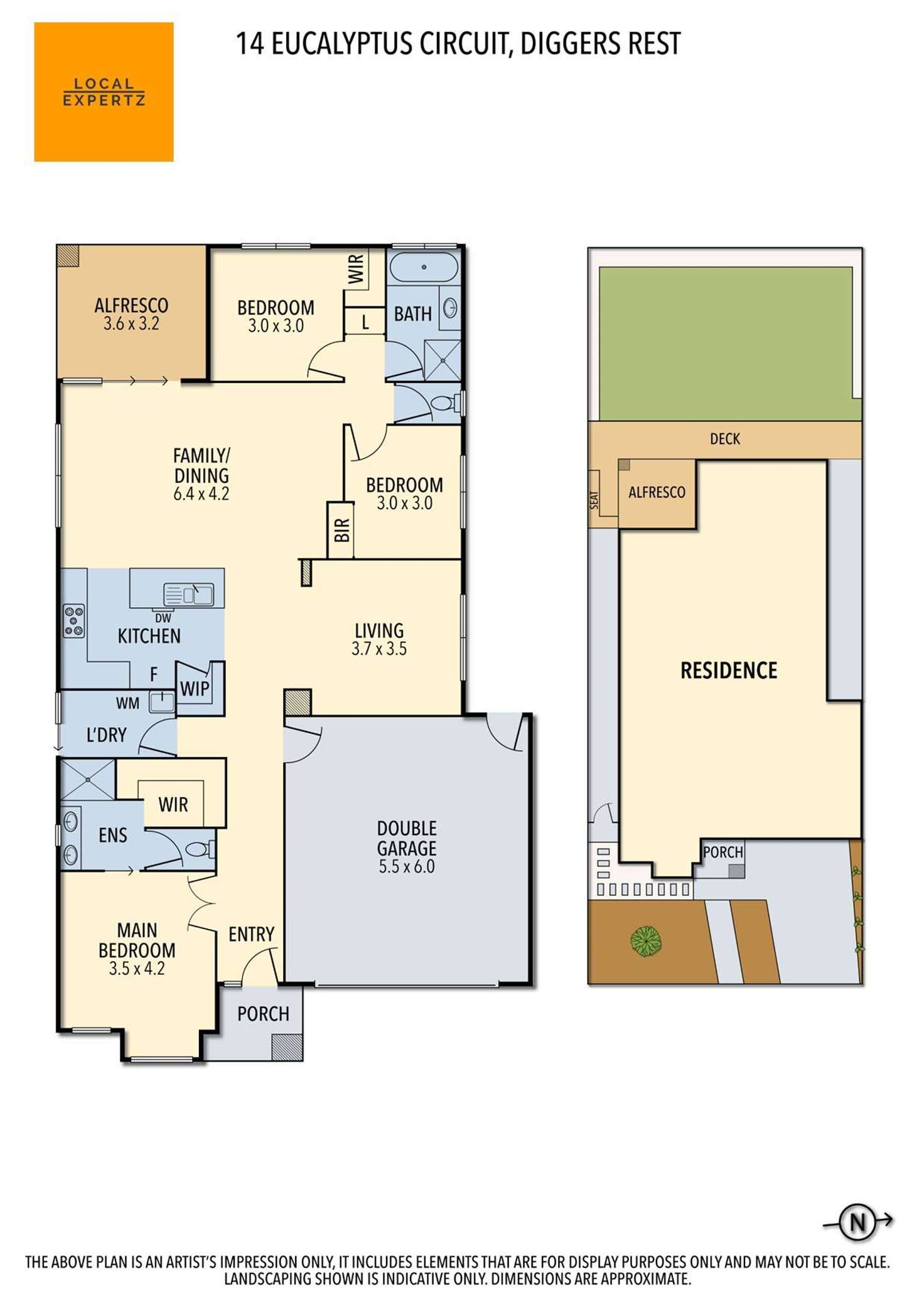 Floorplan of Homely house listing, 14 Eucalyptus Circuit, Diggers Rest VIC 3427