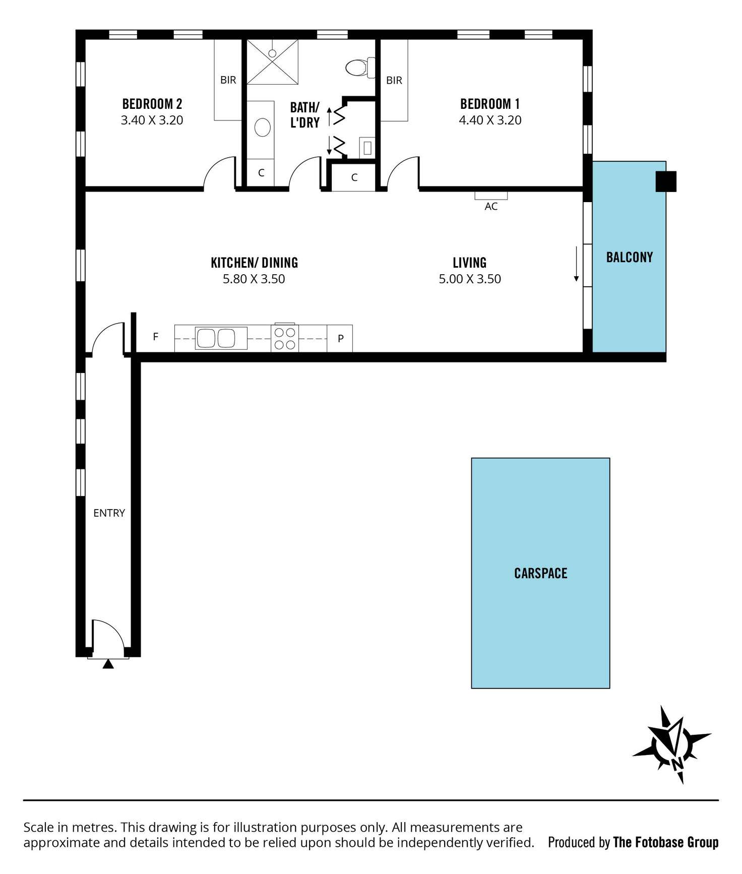 Floorplan of Homely unit listing, 7/2 Grey Box Avenue, Noarlunga Centre SA 5168