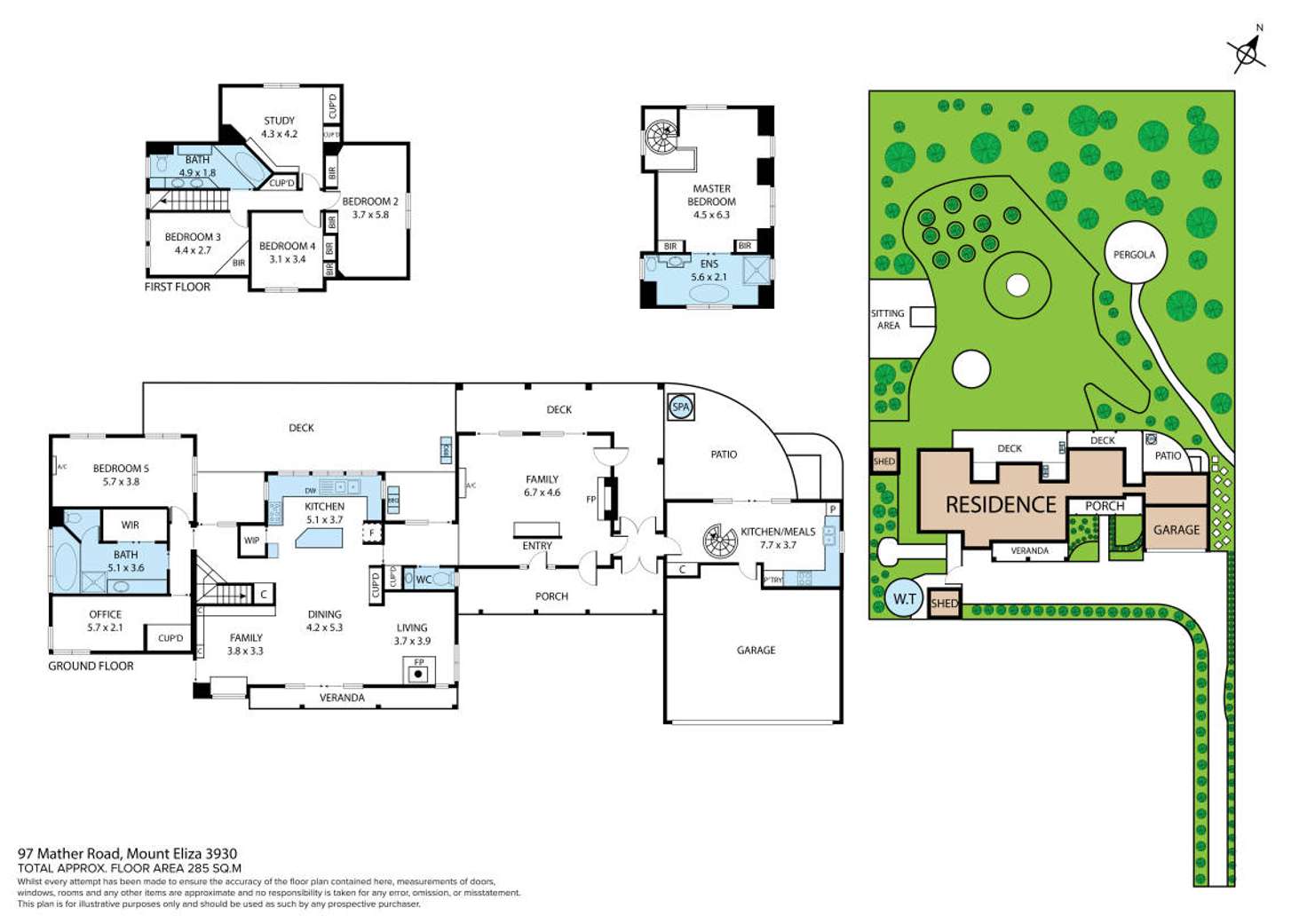 Floorplan of Homely house listing, 97 Mather Road, Mount Eliza VIC 3930