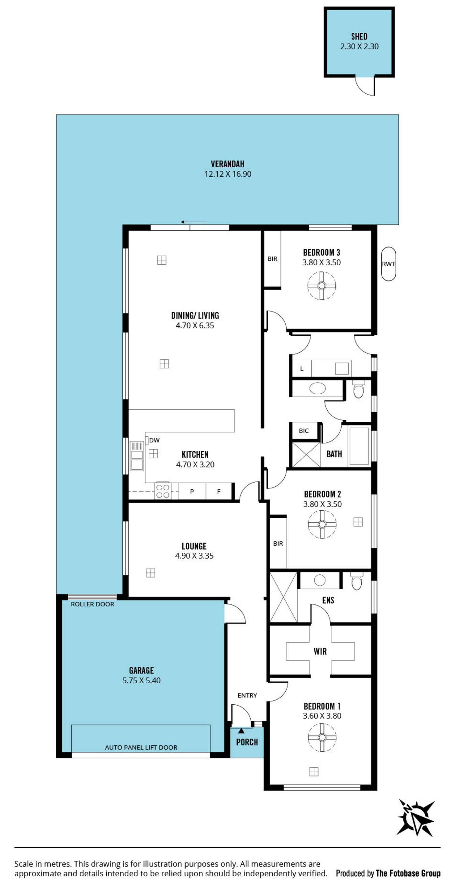 Floorplan of Homely house listing, 5 Muscat Court, Reynella SA 5161