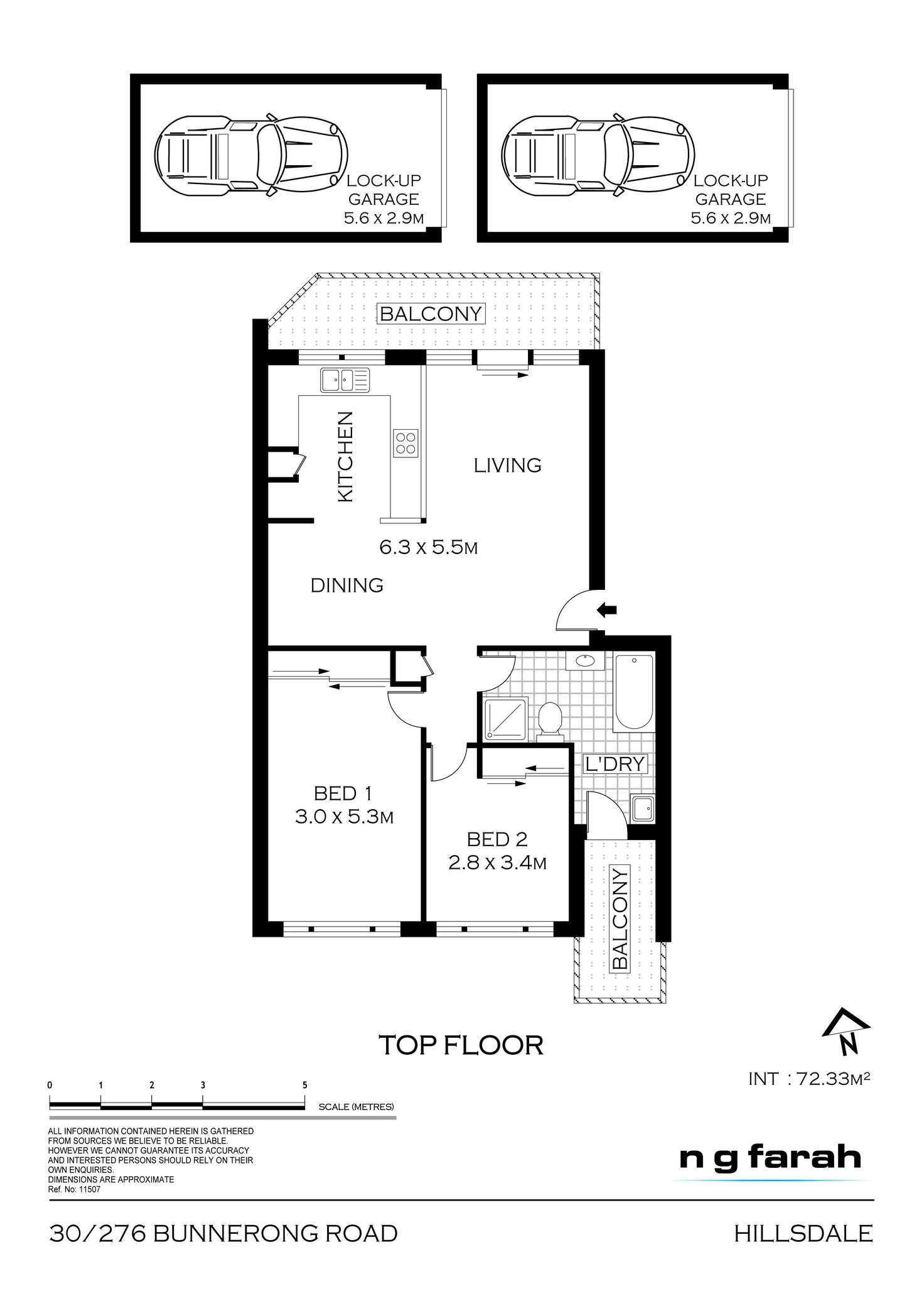 Floorplan of Homely unit listing, 30/276 Bunnerong Road, Hillsdale NSW 2036