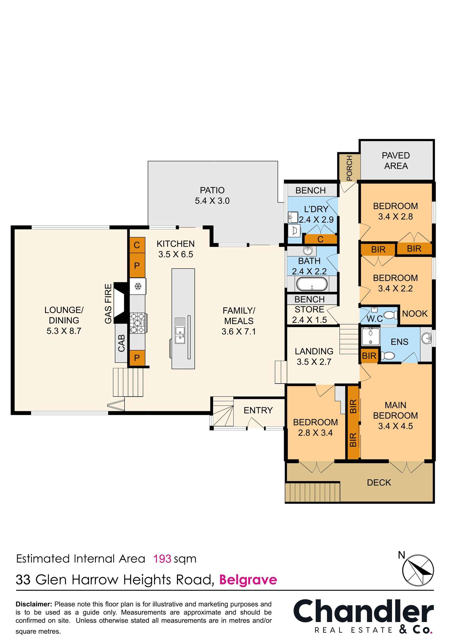 Floorplan of Homely house listing, 33 Glen Harrow Heights Road, Belgrave VIC 3160