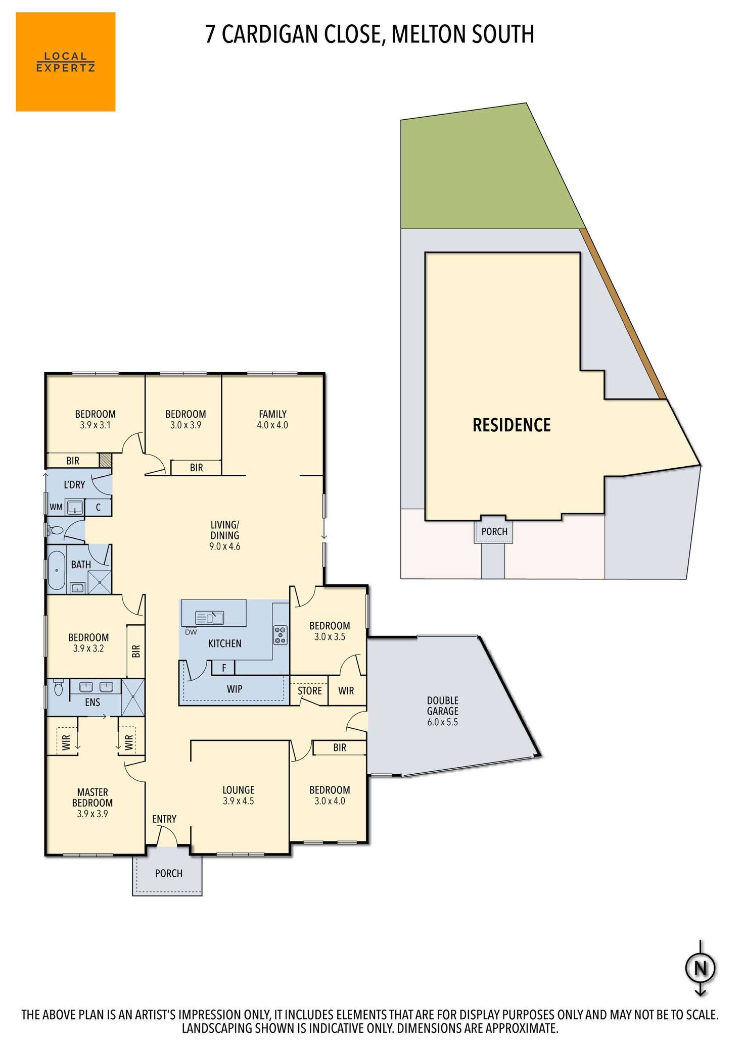 Floorplan of Homely house listing, 7 Cardigan Close, Melton South VIC 3338