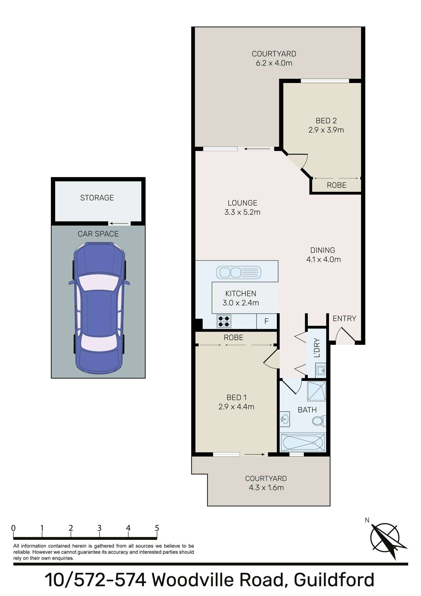 Floorplan of Homely unit listing, 10/572-574 Woodville Road, Guildford NSW 2161