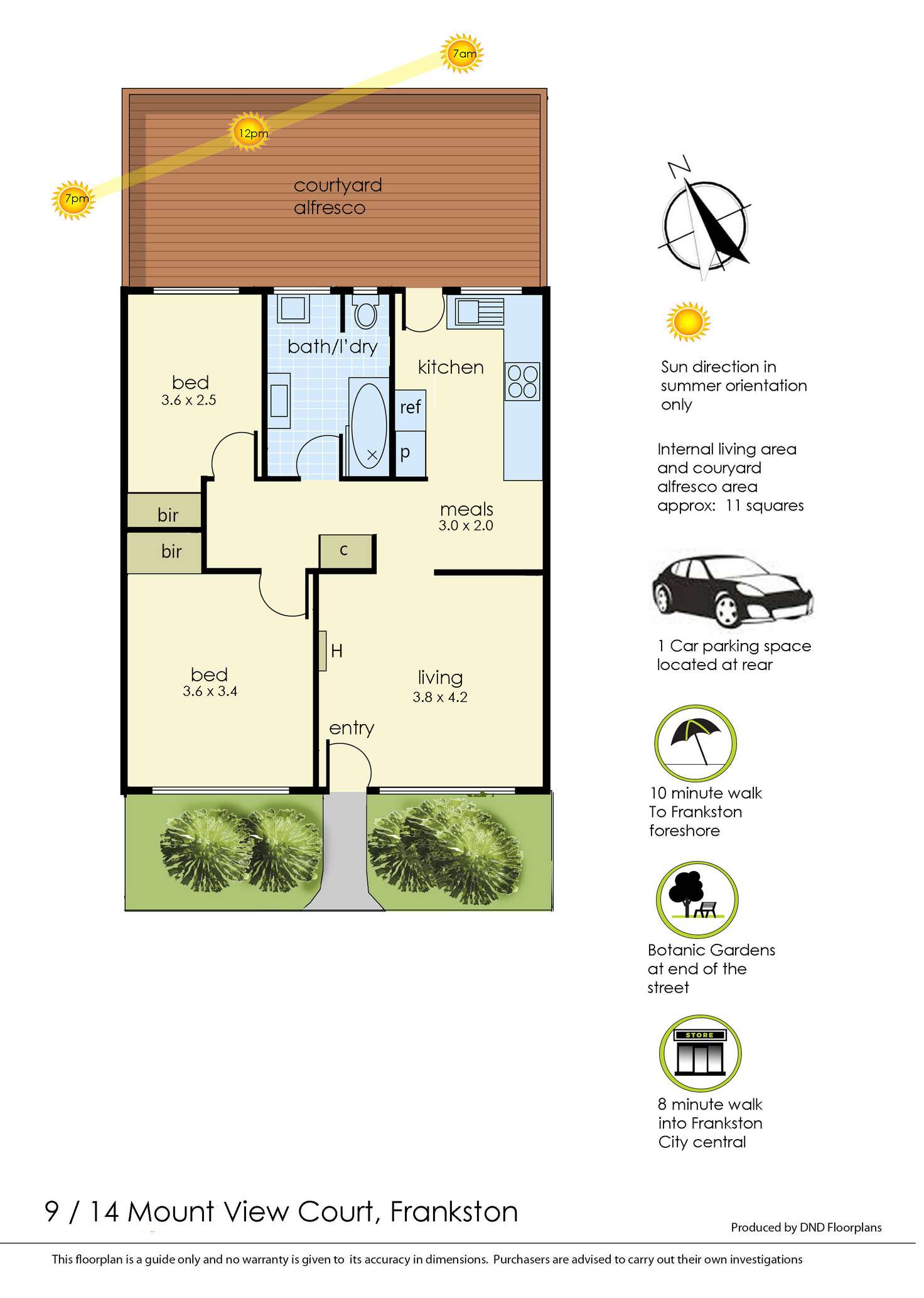 Floorplan of Homely unit listing, 9/14-22 Mount View Court, Frankston VIC 3199