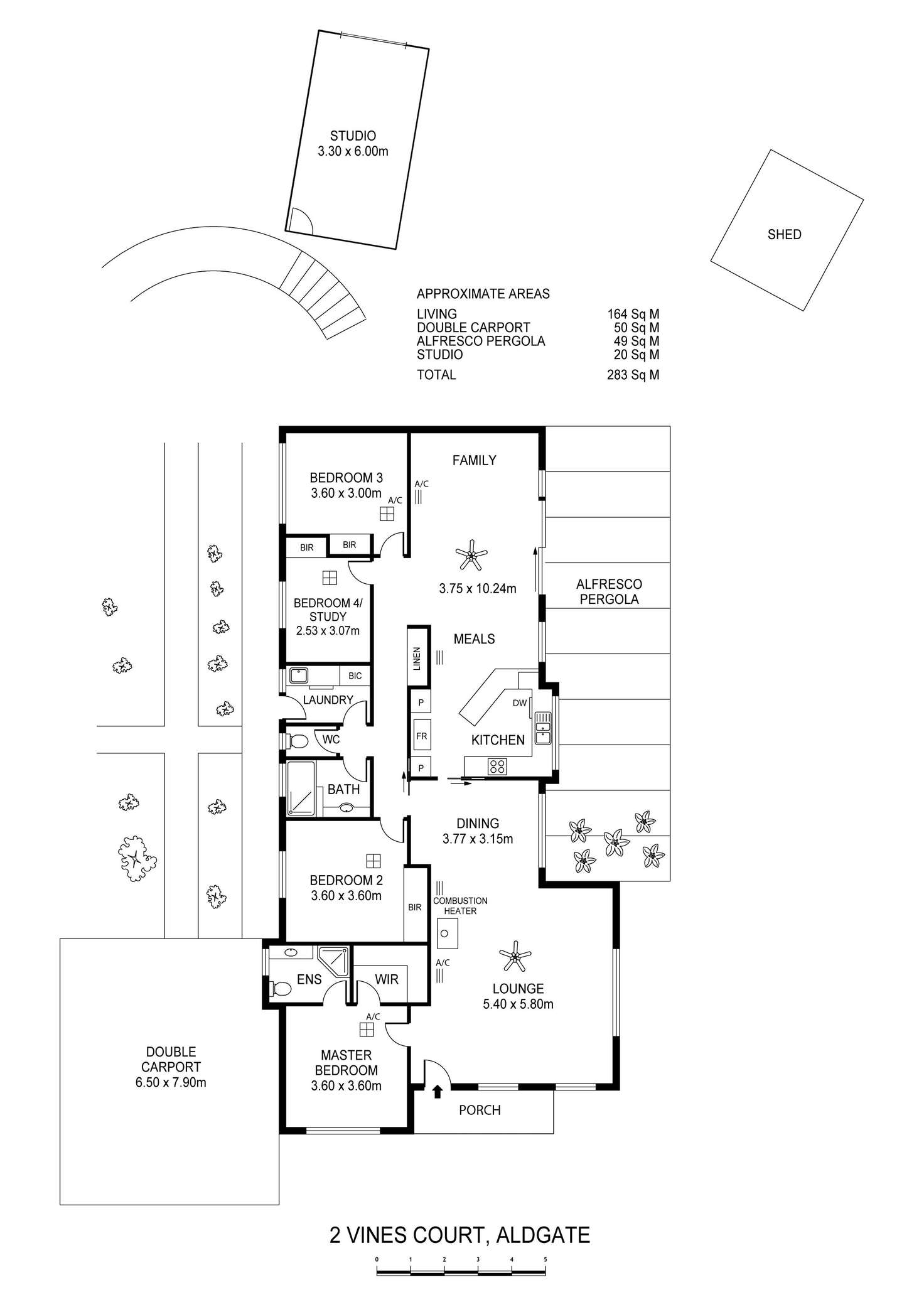 Floorplan of Homely house listing, 2 The Vines Court, Aldgate SA 5154