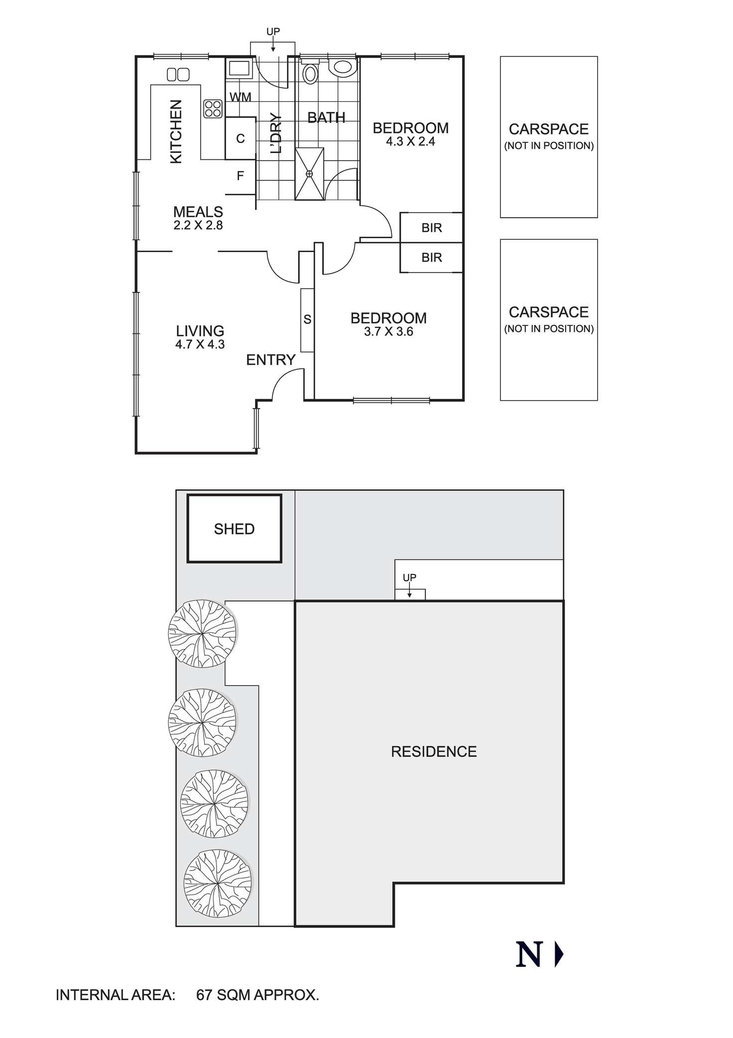 Floorplan of Homely unit listing, 3/71 Lynch Road, Fawkner VIC 3060