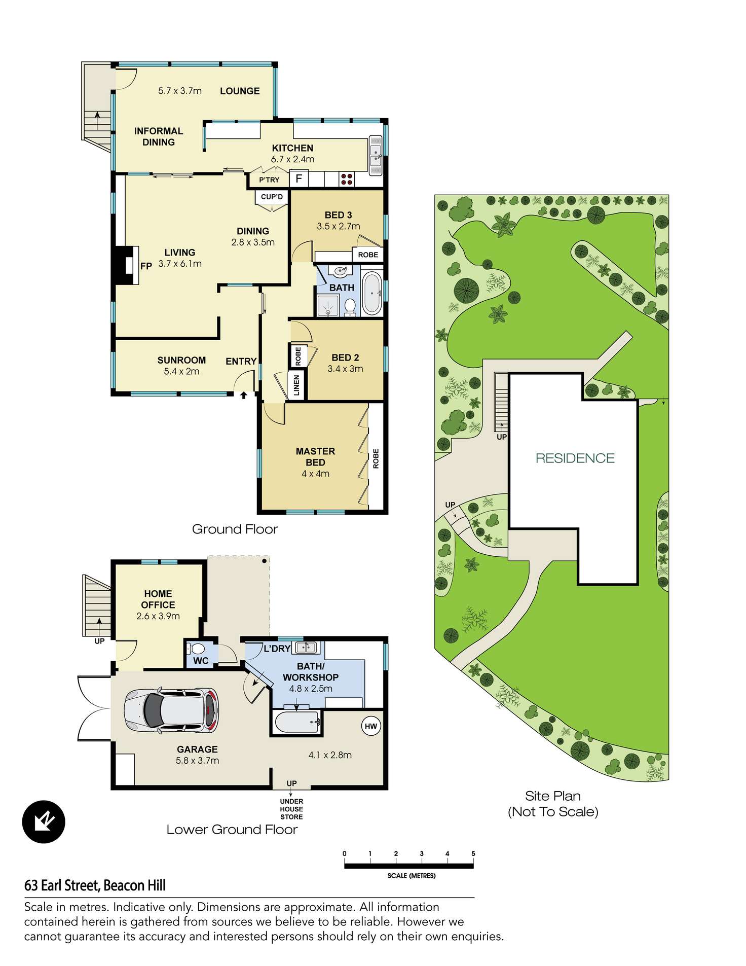 Floorplan of Homely house listing, 63 Earl Street, Beacon Hill NSW 2100