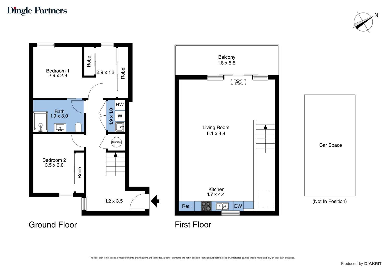 Floorplan of Homely apartment listing, 14/95 Union Road, Ascot Vale VIC 3032