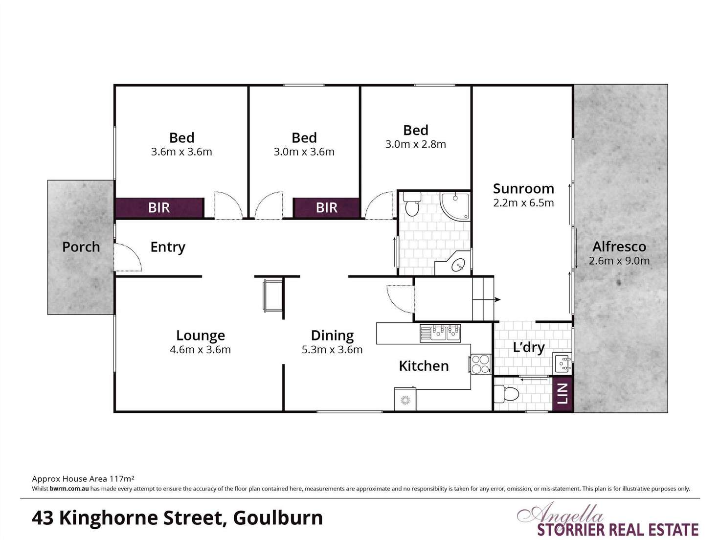 Floorplan of Homely house listing, 43 Kinghorne Street, Goulburn NSW 2580