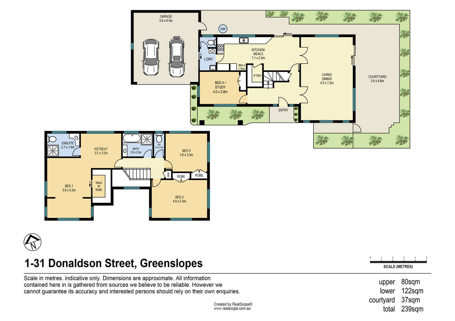 Floorplan of Homely house listing, 1/31 Donaldson Street, Greenslopes QLD 4120