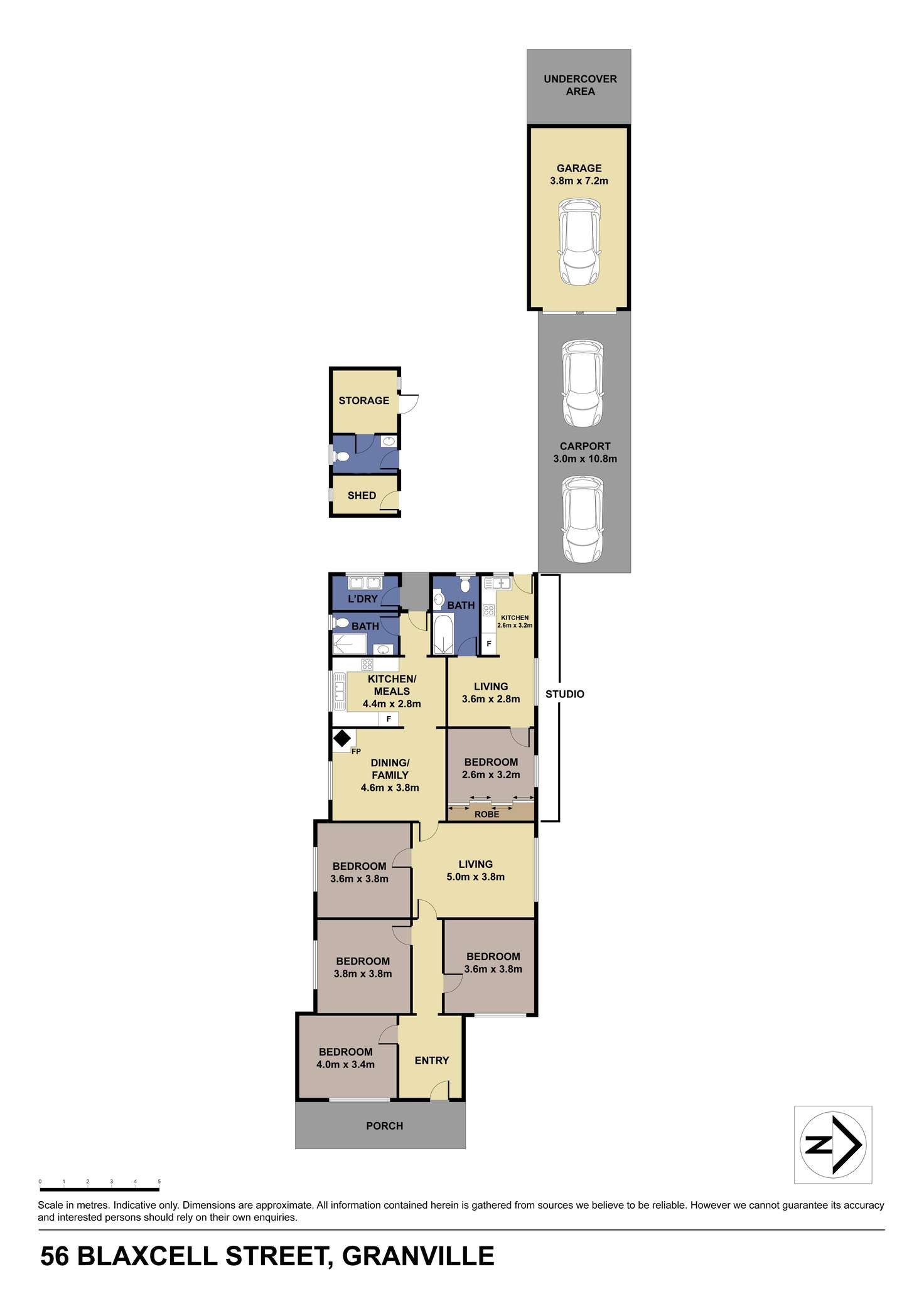 Floorplan of Homely house listing, 56 Blaxcell Street, Granville NSW 2142