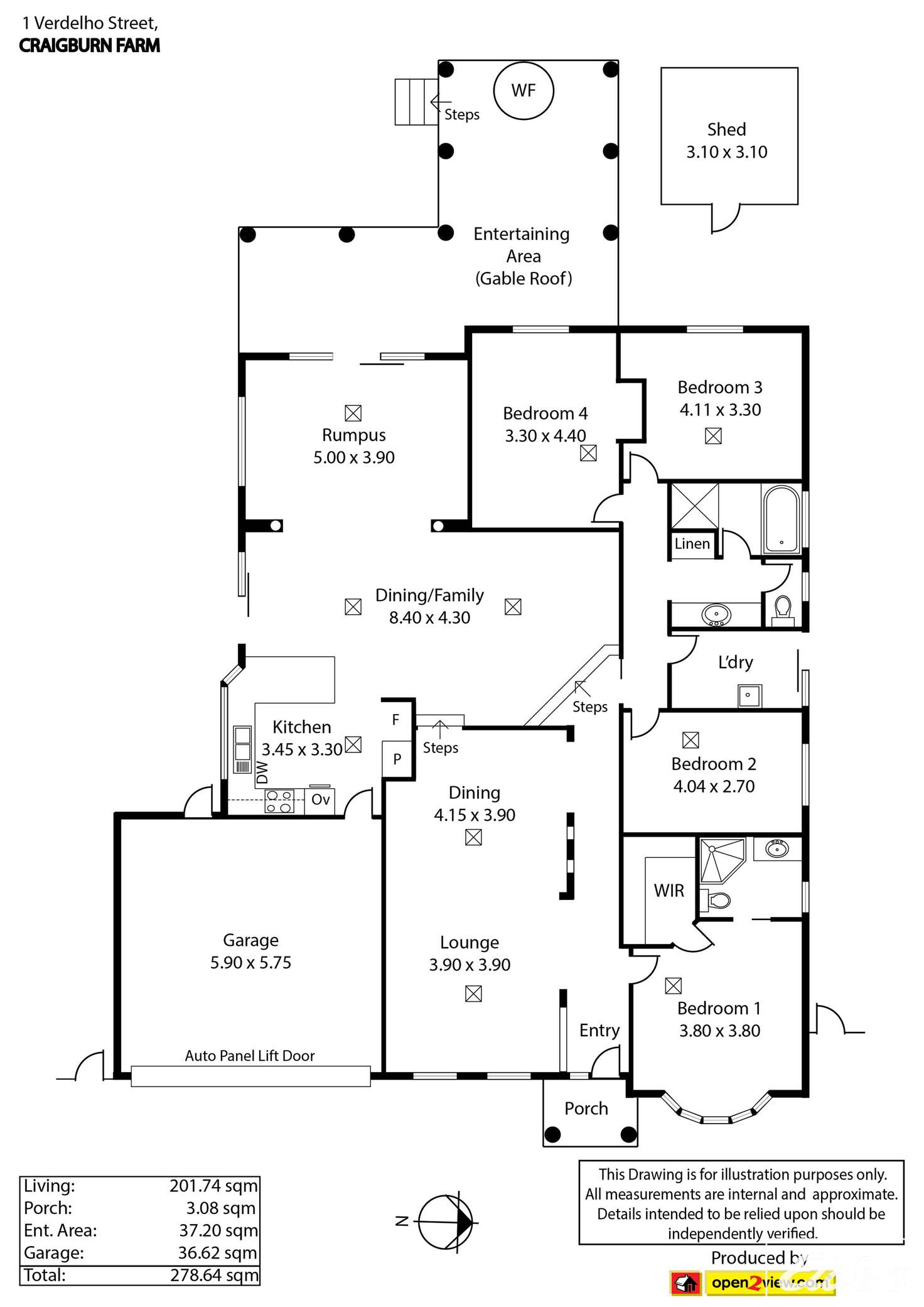 Floorplan of Homely house listing, 1 Verdelho Street, Craigburn Farm SA 5051