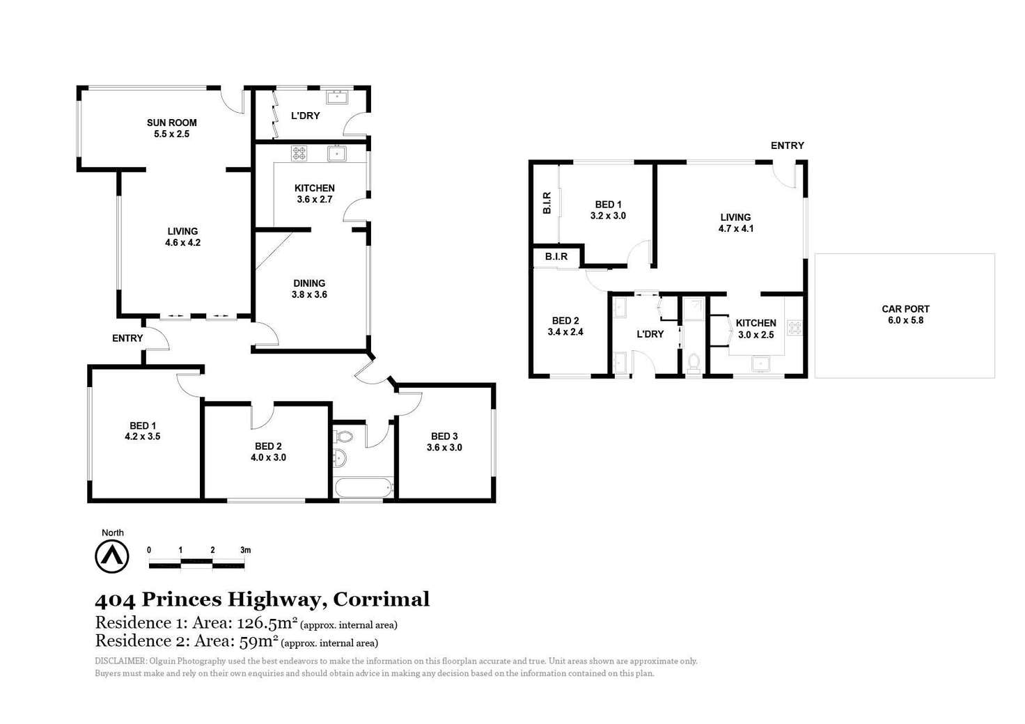 Floorplan of Homely house listing, 404 Princes Highway, Corrimal NSW 2518