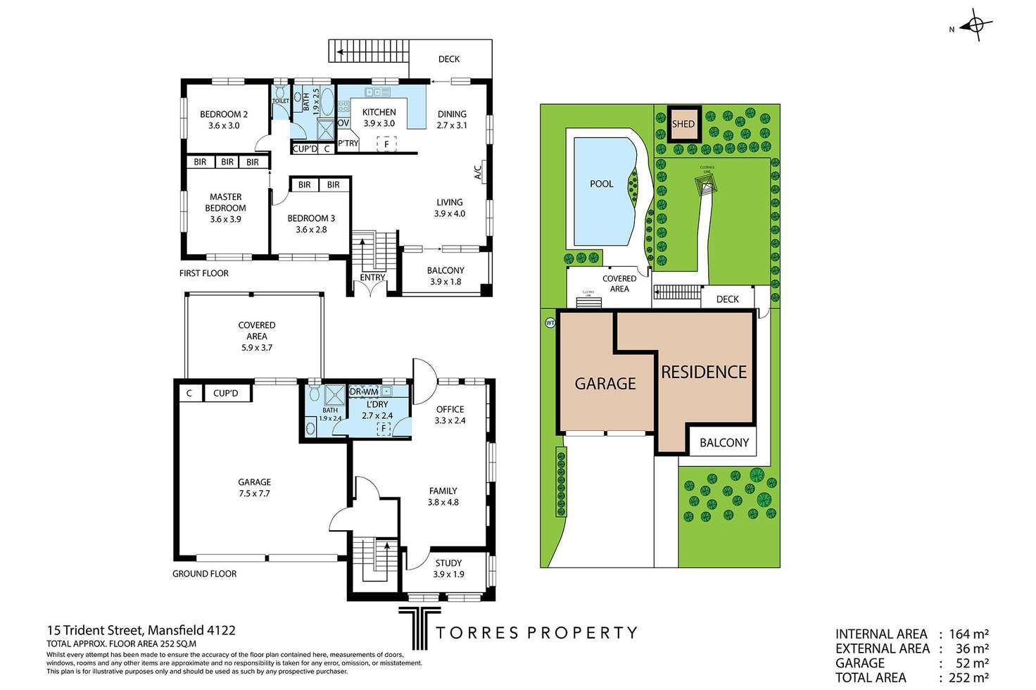Floorplan of Homely house listing, 15 Trident Street, Mansfield QLD 4122