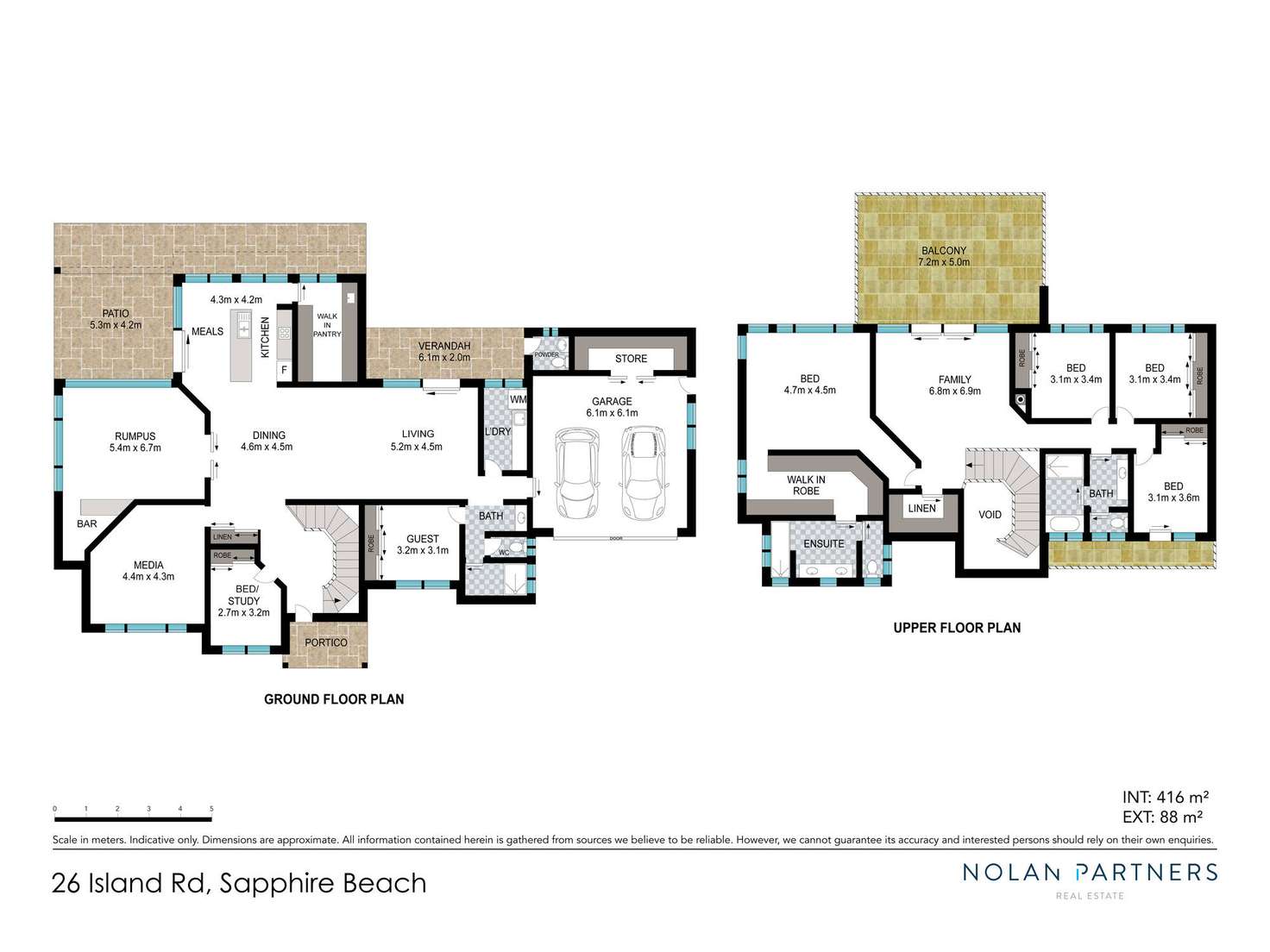 Floorplan of Homely house listing, 26 Island Road, Sapphire Beach NSW 2450
